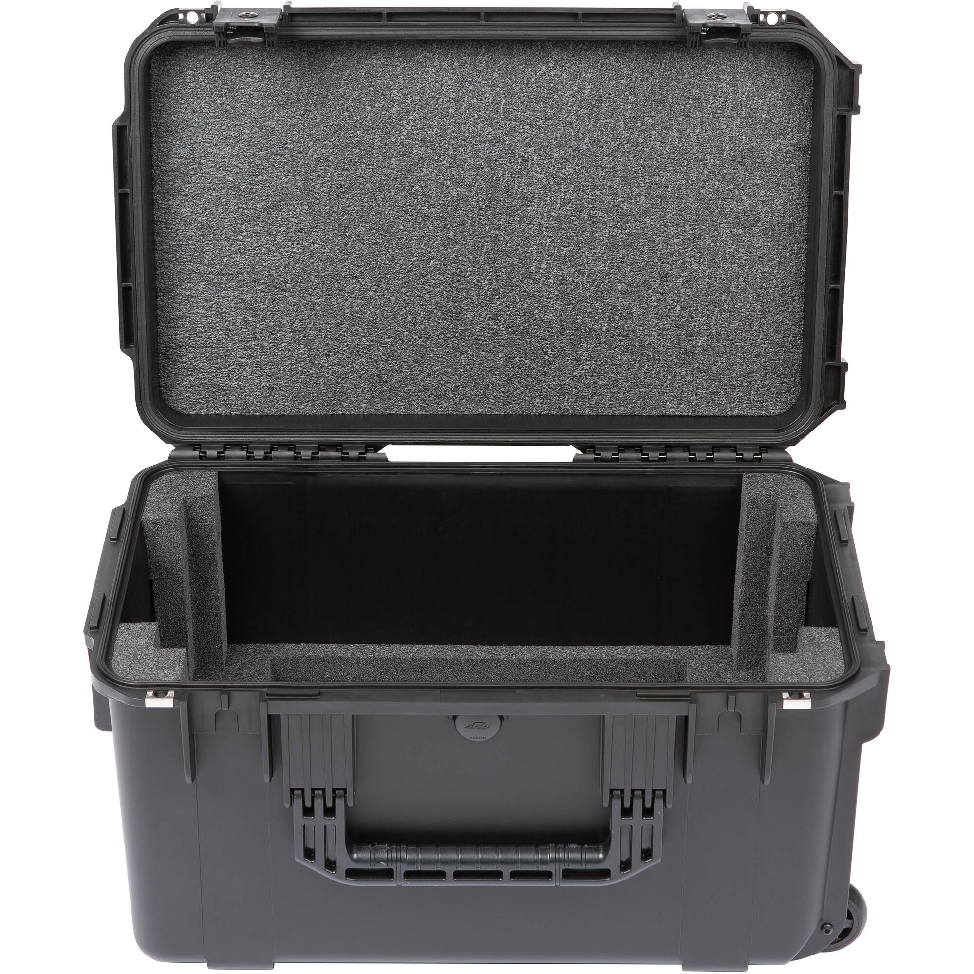 SKB 3i-2213M124U iSeries Injection Molded Shallow Fly Rack with Wheels (4U, 9" Rack Depth)