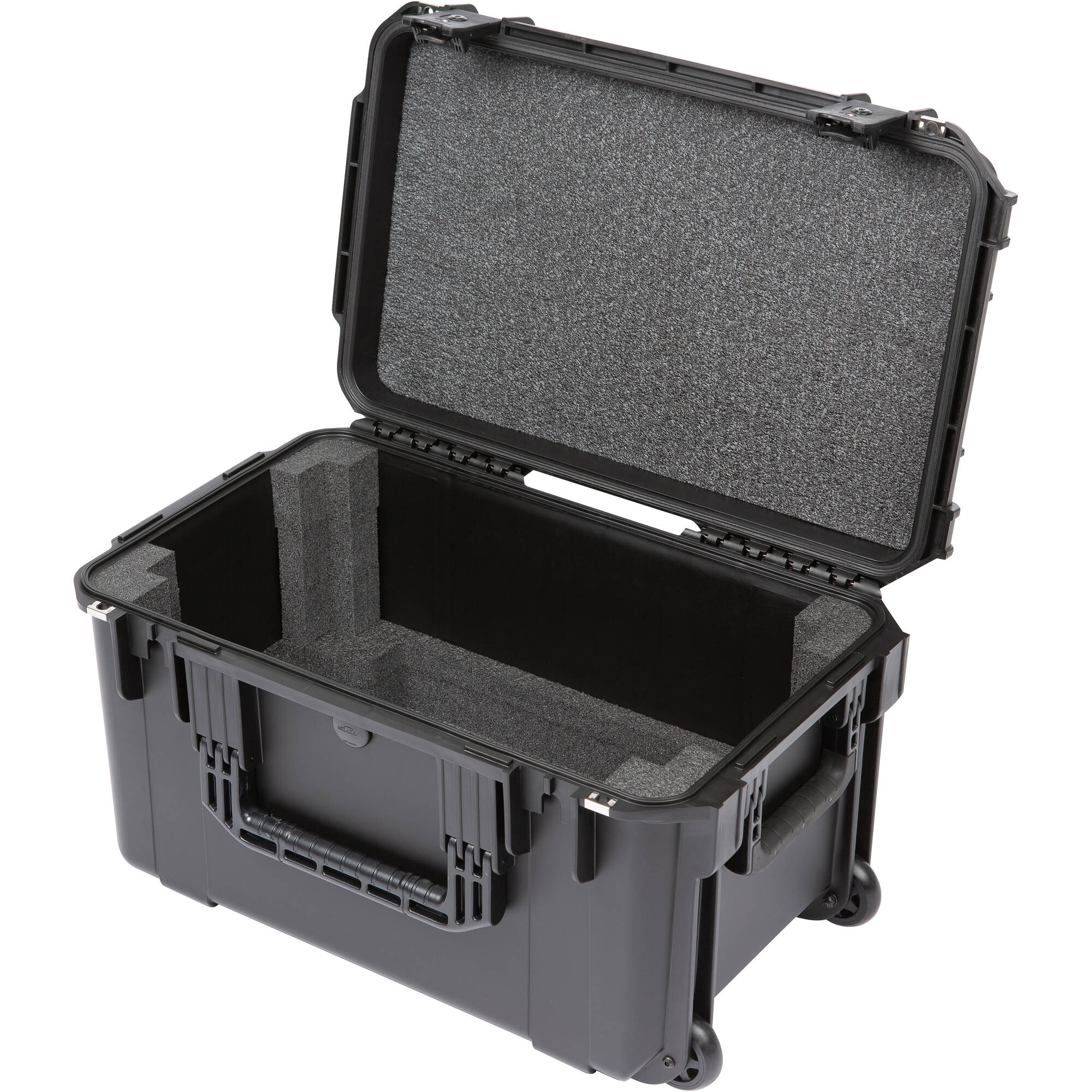 SKB 3i-2213M124U iSeries Injection Molded Shallow Fly Rack with Wheels (4U, 9" Rack Depth)
