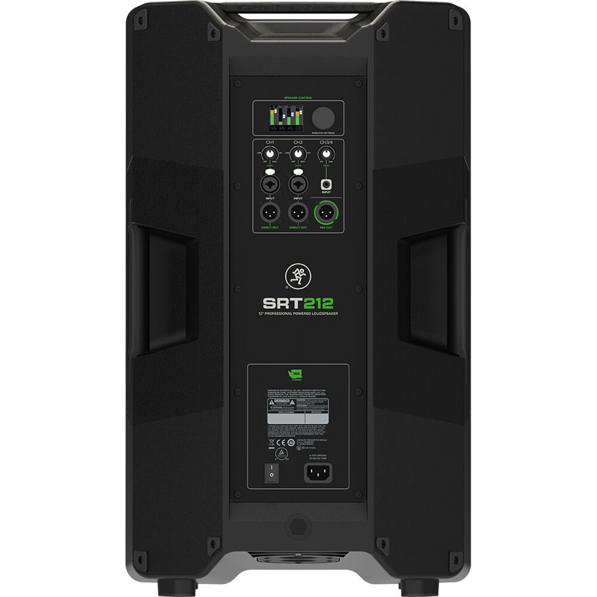 Mackie SRT212 Two-Way 12" 1600W Powered Portable PA Speaker with DSP and Bluetooth Image 4