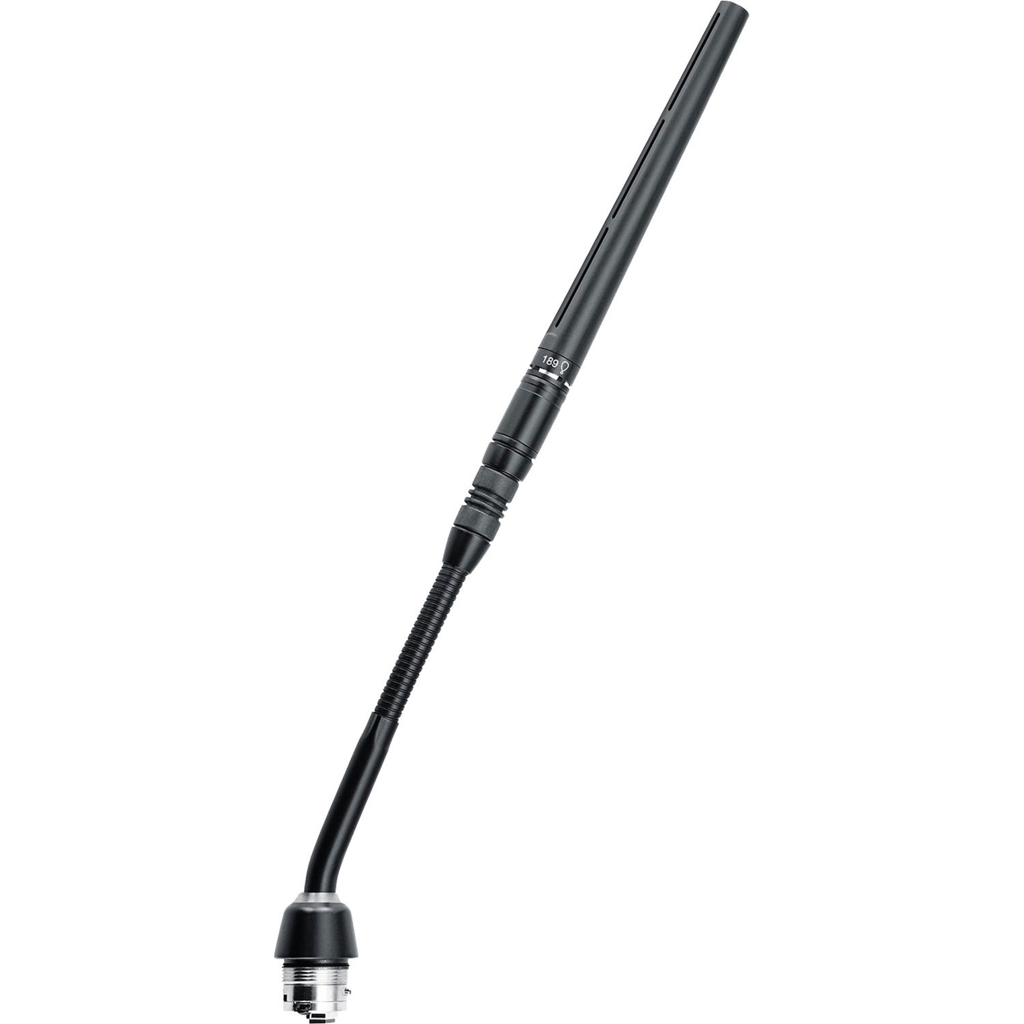 Shure MX405/MS 5" Gooseneck Mic with Surface Mount Preamp (Black, Mini Shotgun)