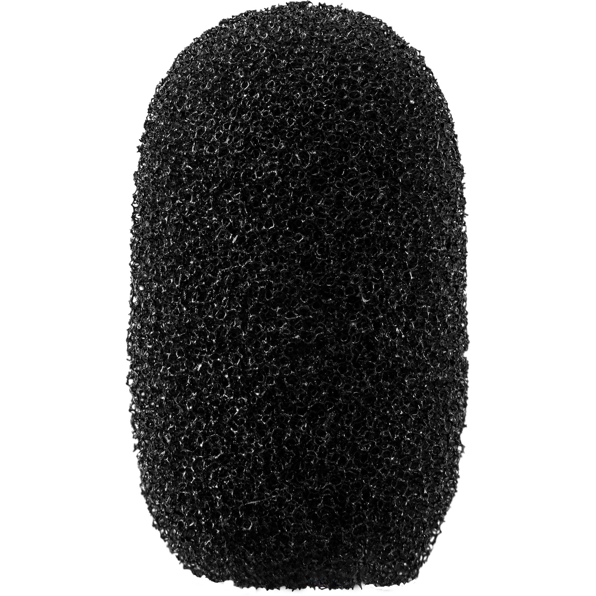 Shure RPMDL4WS/B Set of 5 Foam Windscreens for DuraPlex DL4 Microphones (Black)