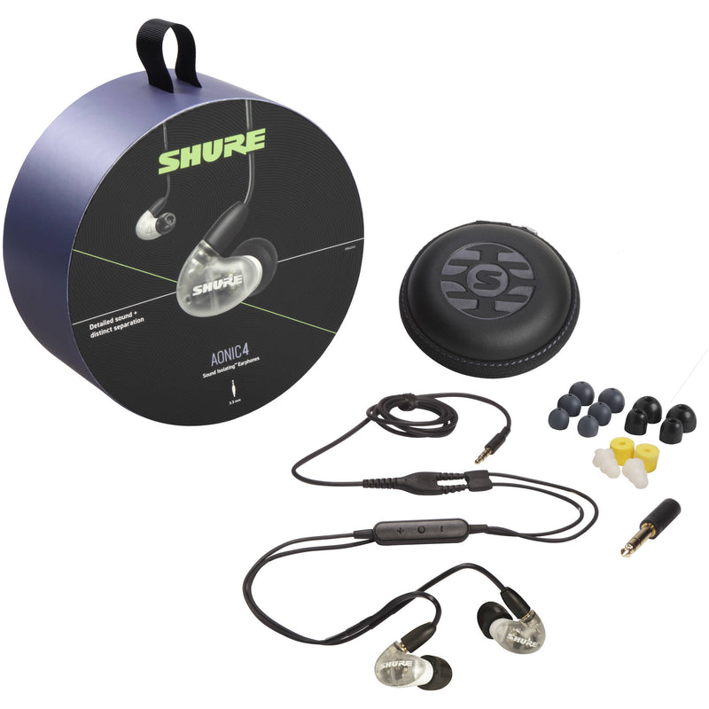 Shure AONIC 4 Sound-Isolating Earphones (White)
