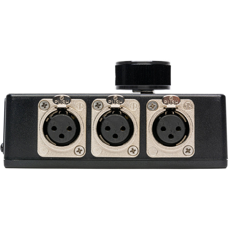 Sescom SES-XLR-ABC Balanced Audio Pro-Grade XLR A/B/C Passive Switch