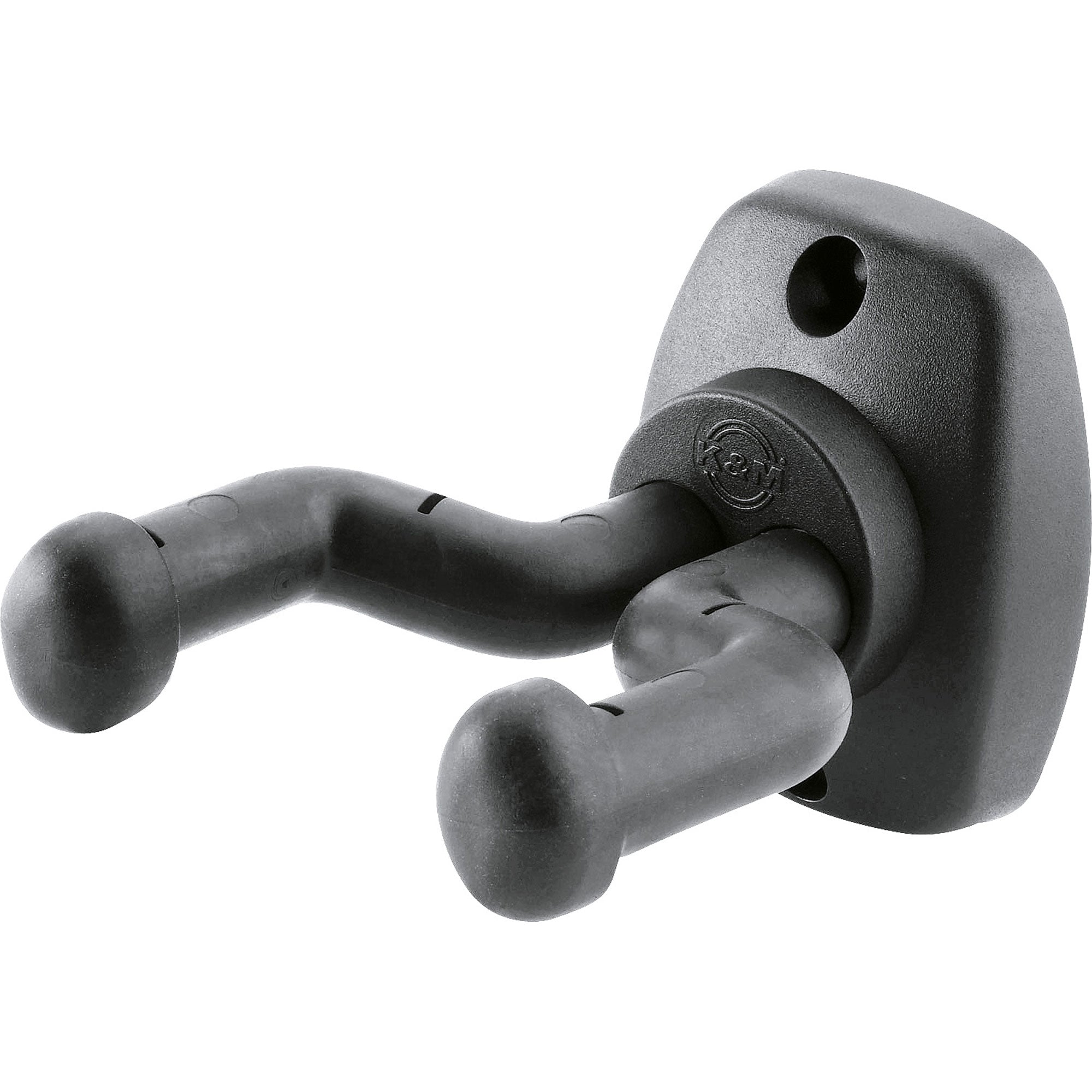 K&M Stands 16250 Guitar Wall Mount (Black)