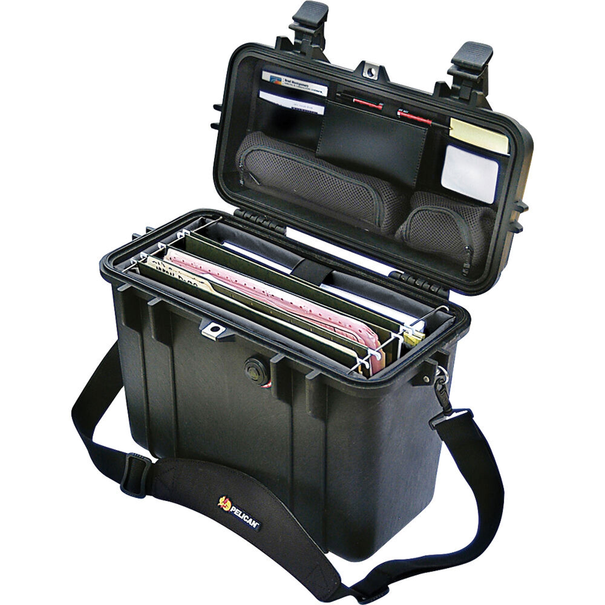 Pelican 1437 Protector Top Loader Case with Office Dividers (Black)