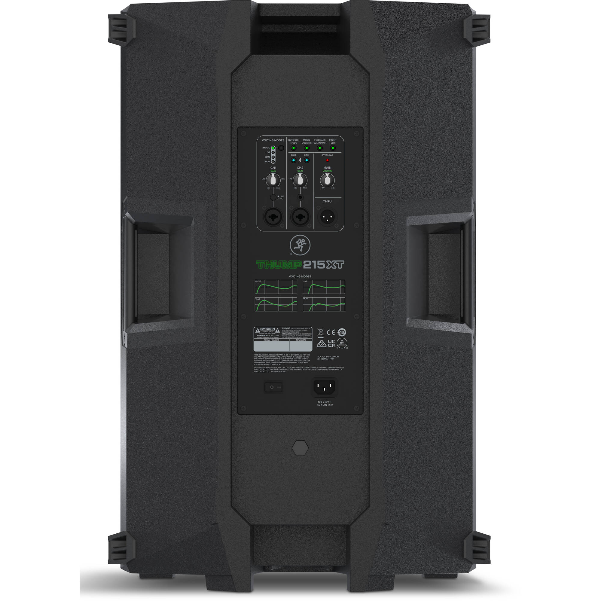 Mackie Thump215XT 1400W 15" Powered PA Loudspeaker System with DSP and Bluetooth
