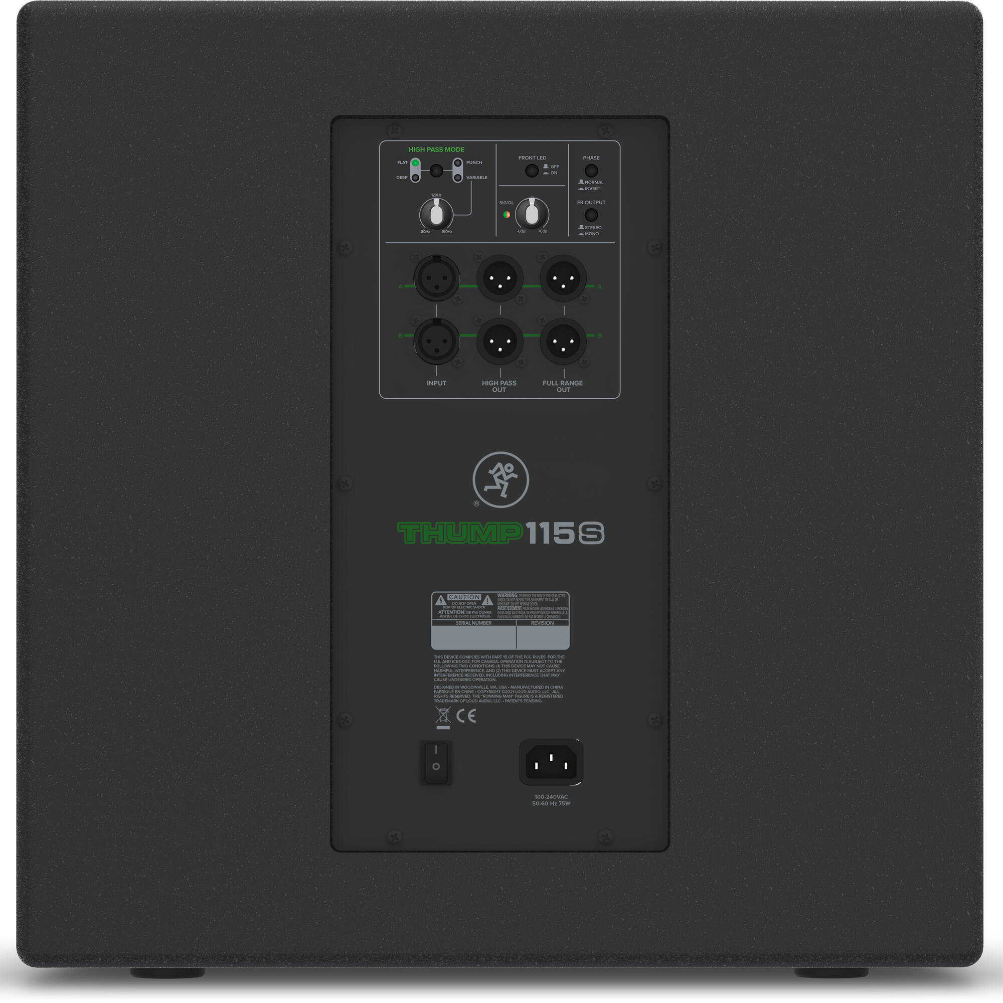 Mackie Thump115S 1400W 15" Powered Subwoofer with DSP