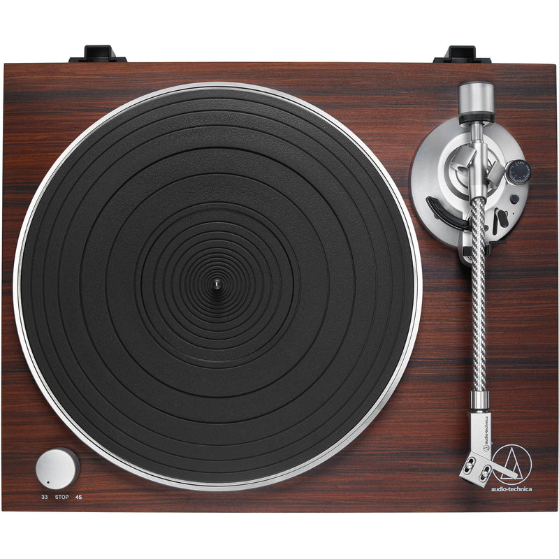 Audio-Technica AT-LPW50BT-RW Manual Two-Speed Turntable with Bluetooth