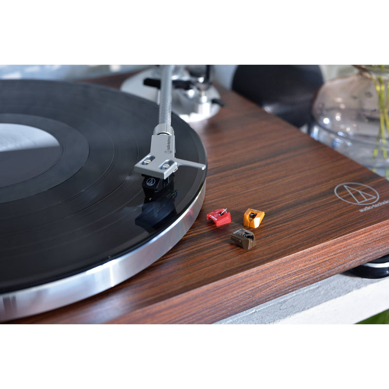 Audio-Technica AT-LPW50BT-RW Manual Two-Speed Turntable with Bluetooth
