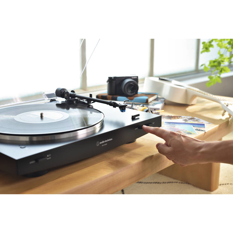 Audio-Technica AT-LP3XBT Fully Automatic Two-Speed Turntable with Bluetooth (Black)