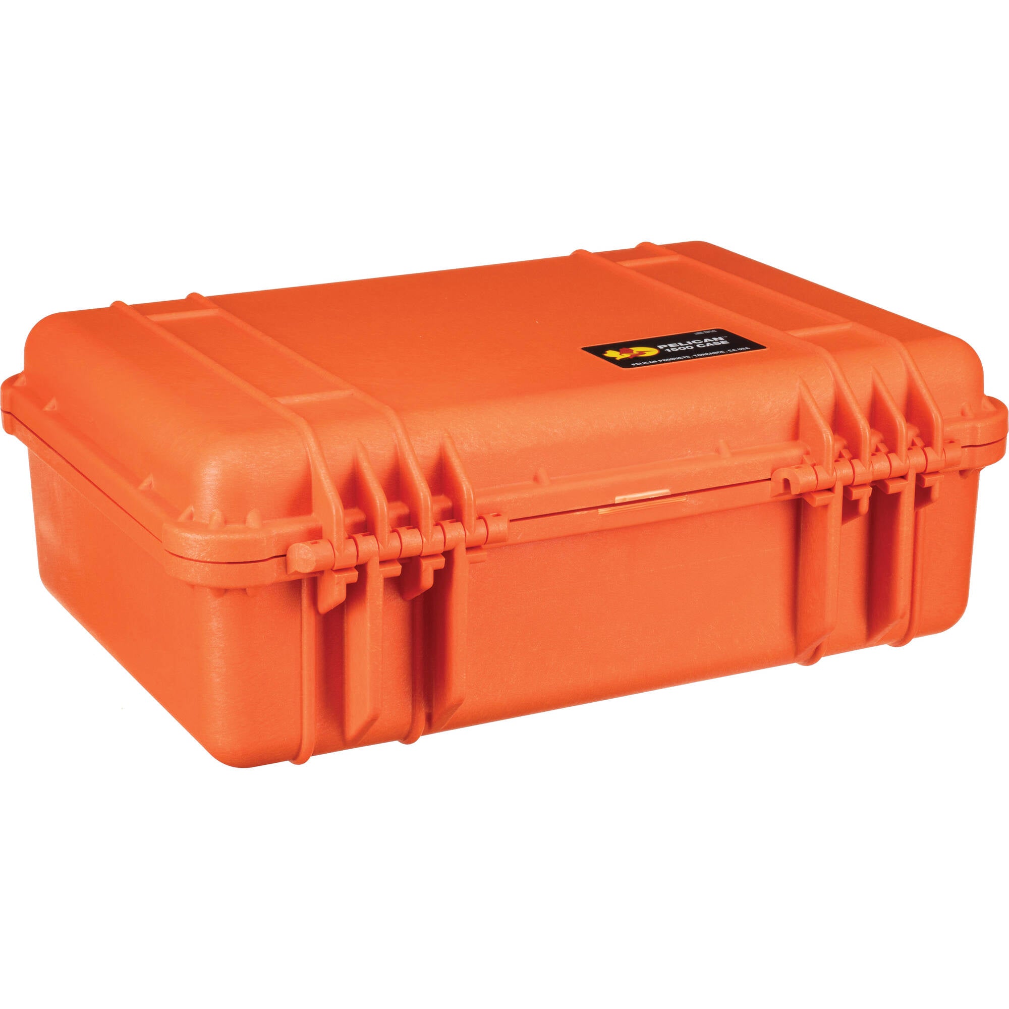 Pelican 1500NF Protector Case without Foam (Orange)