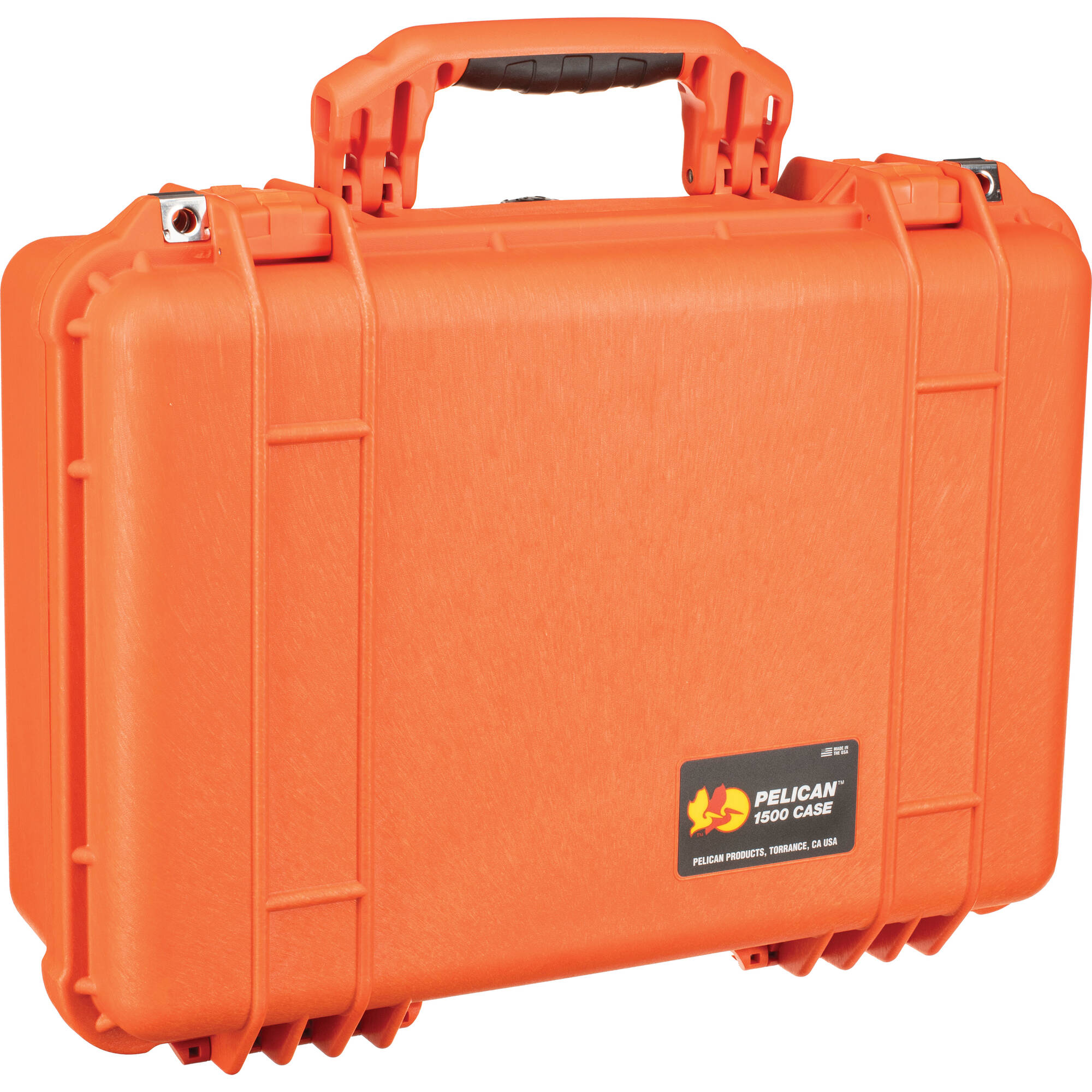 Pelican 1500 Protector Case with Foam (Orange)