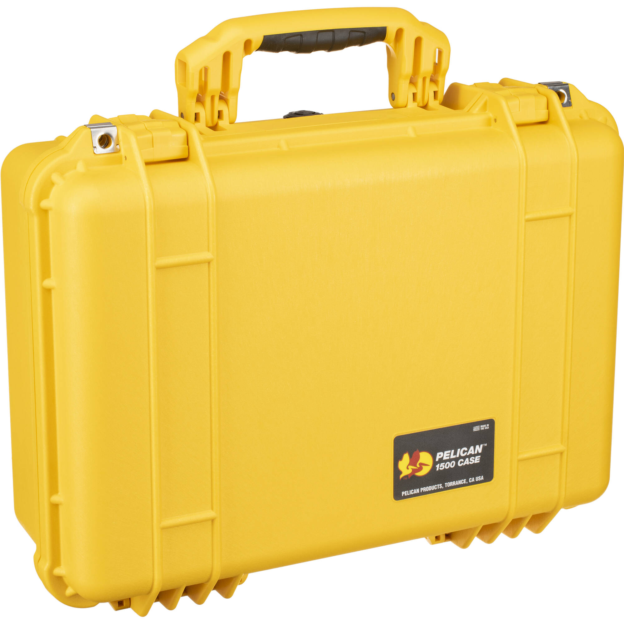Pelican 1500NF Protector Case without Foam (Yellow)