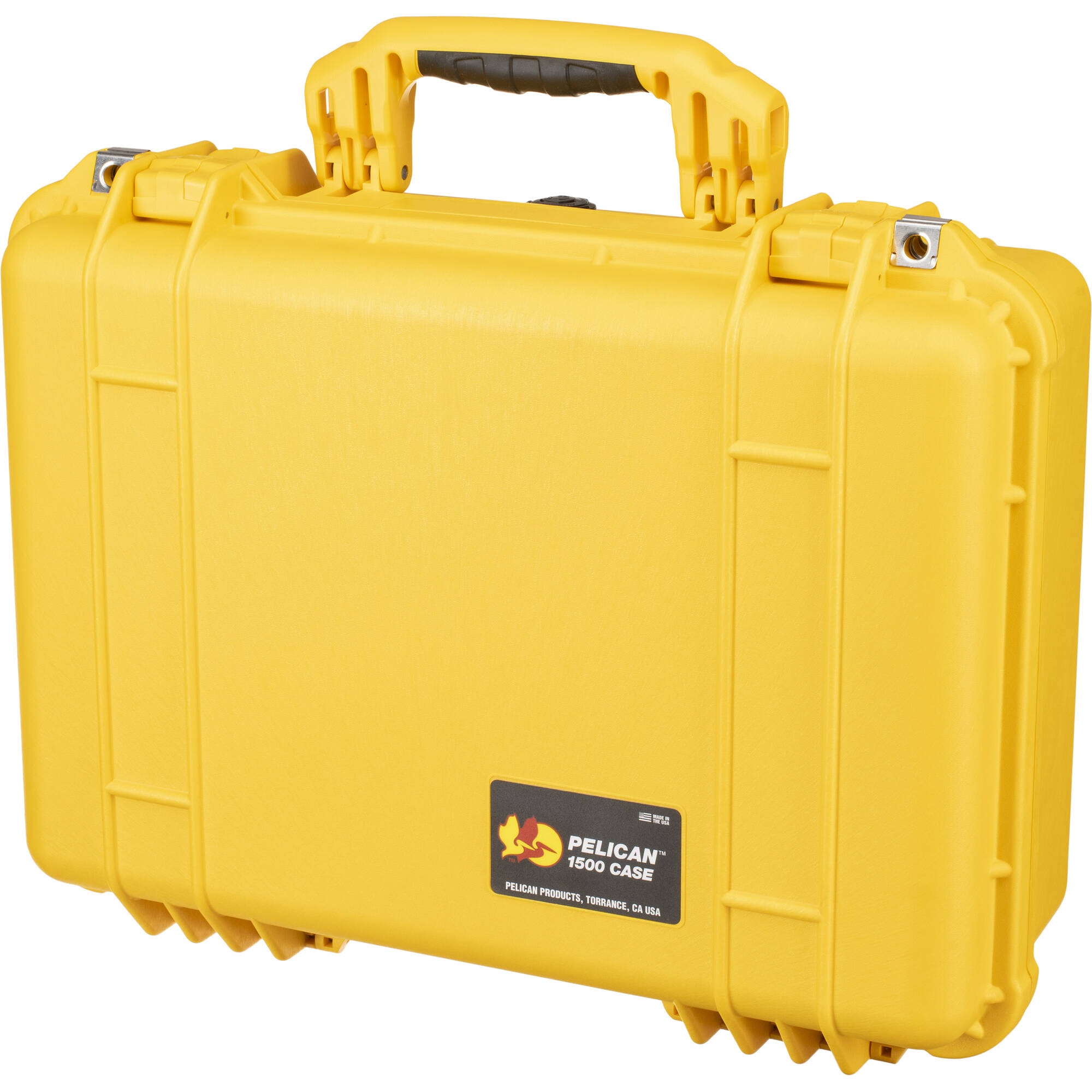 Pelican 1500NF Protector Case without Foam (Yellow)
