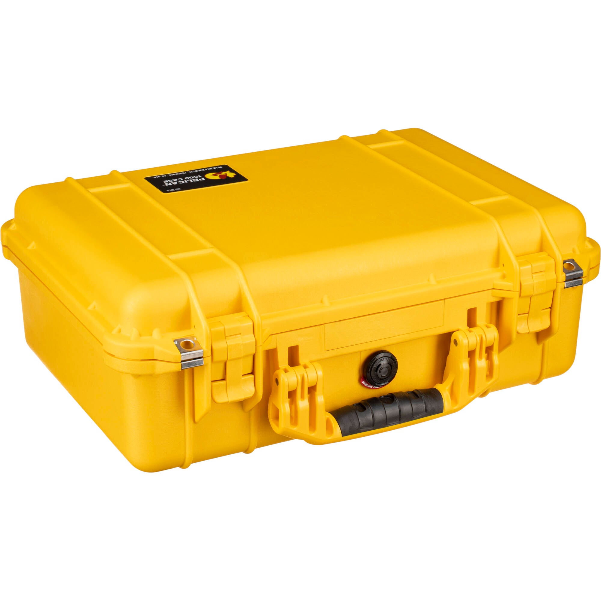Pelican 1500NF Protector Case without Foam (Yellow)