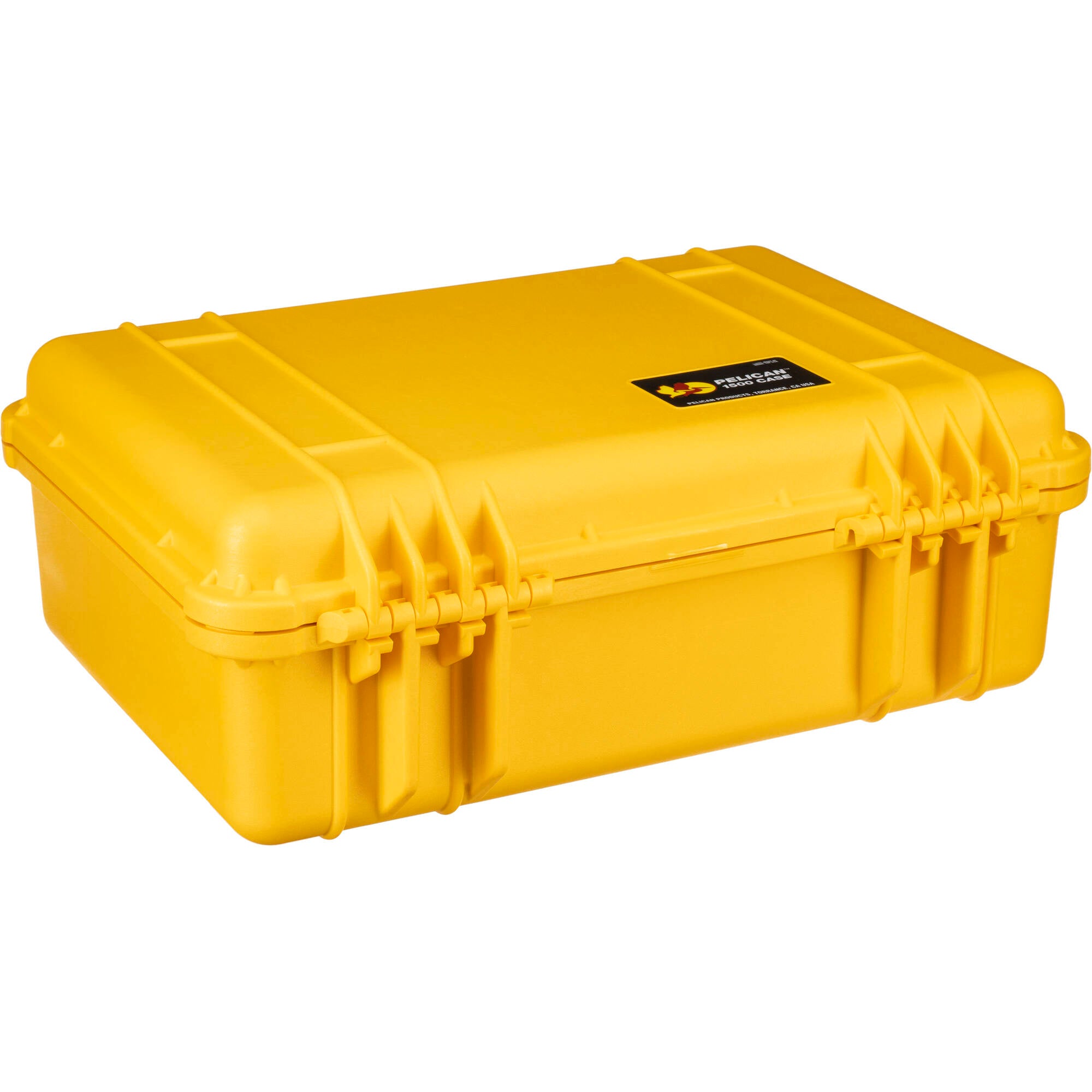 Pelican 1500NF Protector Case without Foam (Yellow)