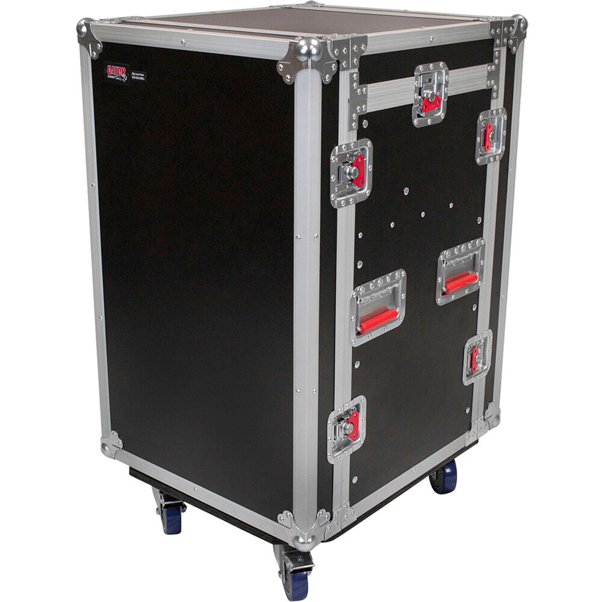 Gator Cases G-TOUR 10X14 PU Pop-Up Console Rack Case (10U Top, 14U Side)