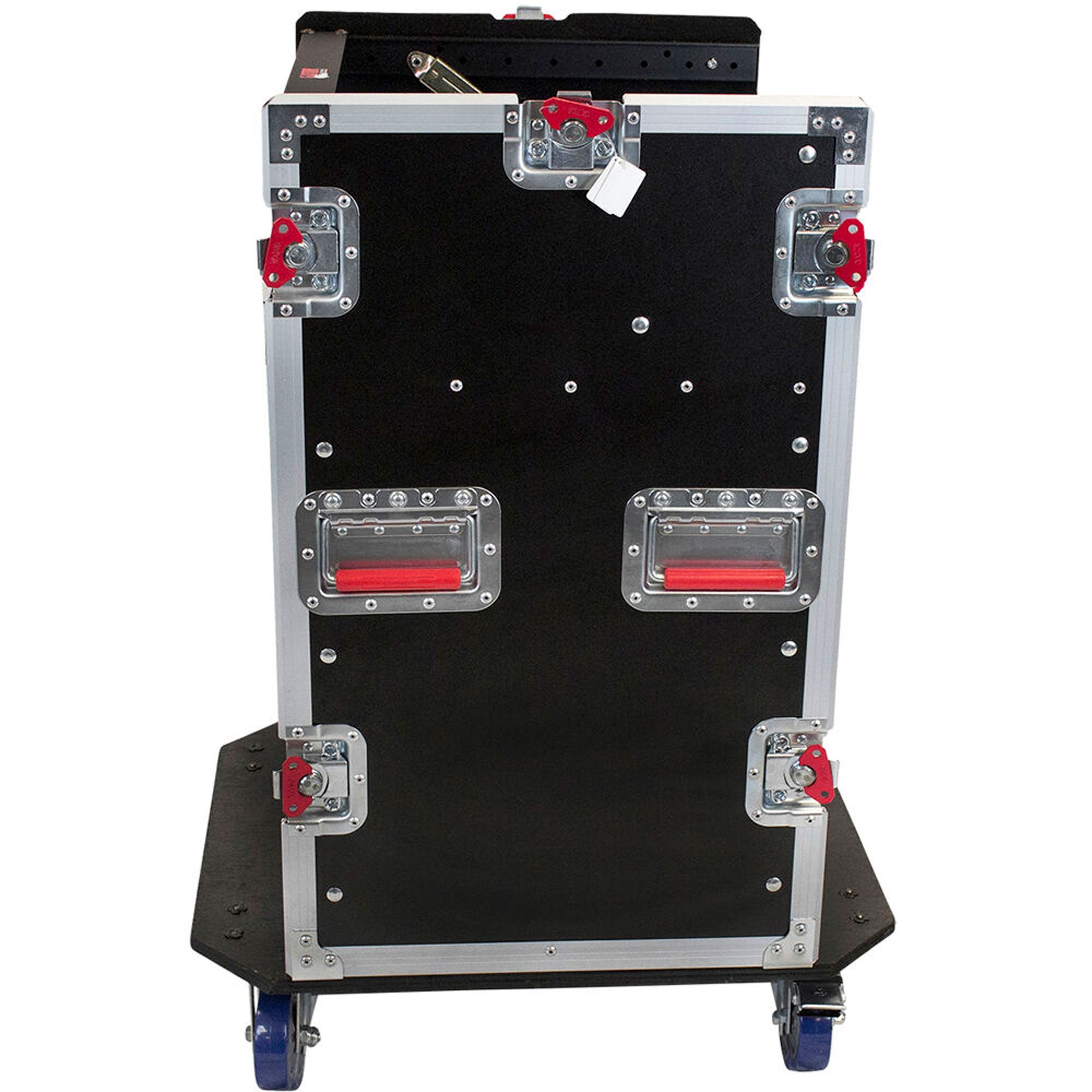 Gator Cases G-TOUR 10X14 PU Pop-Up Console Rack Case (10U Top, 14U Side)