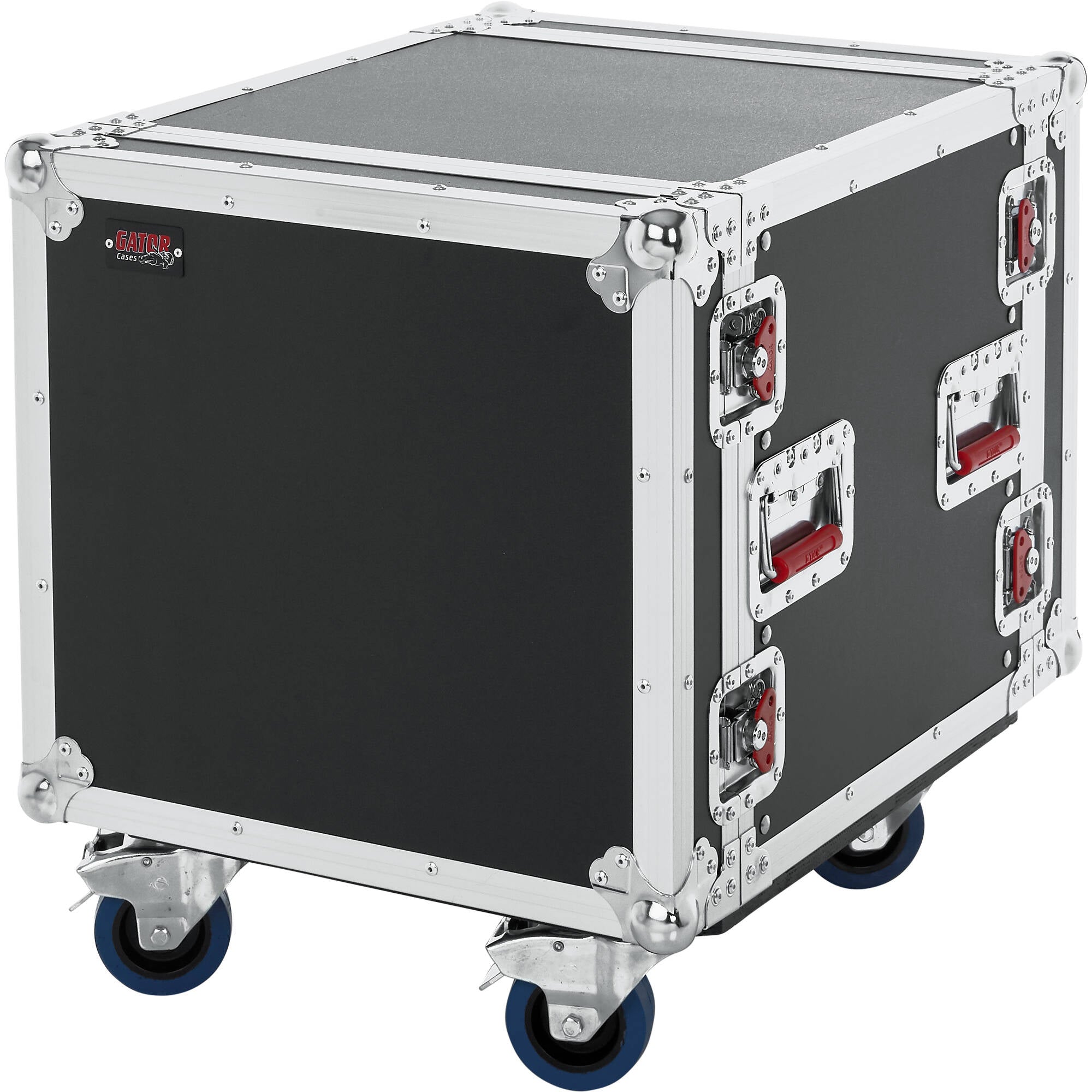 Gator Cases G-TOUR 10U CAST Standard Road Rack Case with Casters (10U)