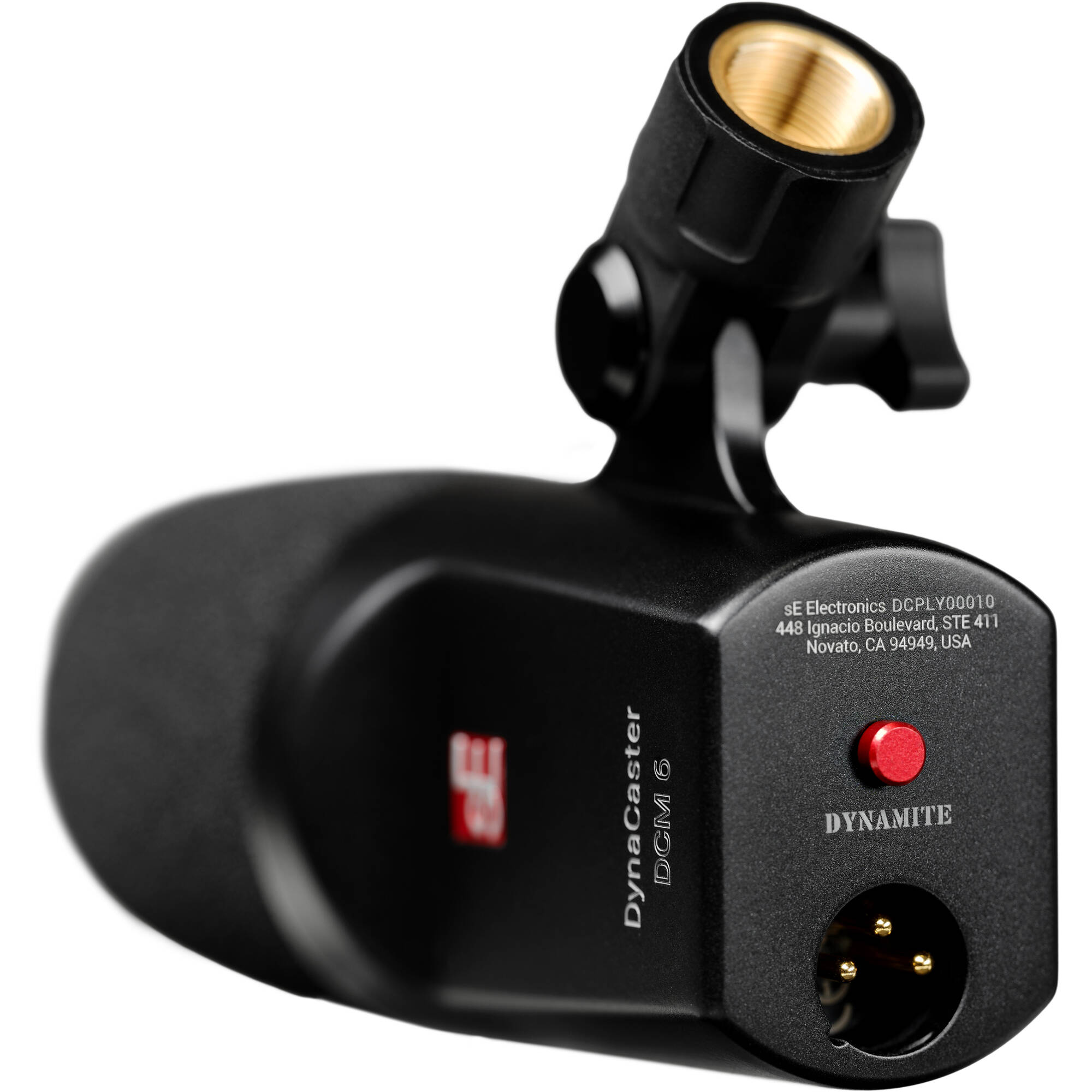sE Electronics DynaCaster DCM6 Active Dynamic Broadcast Microphone with Mic Preamp