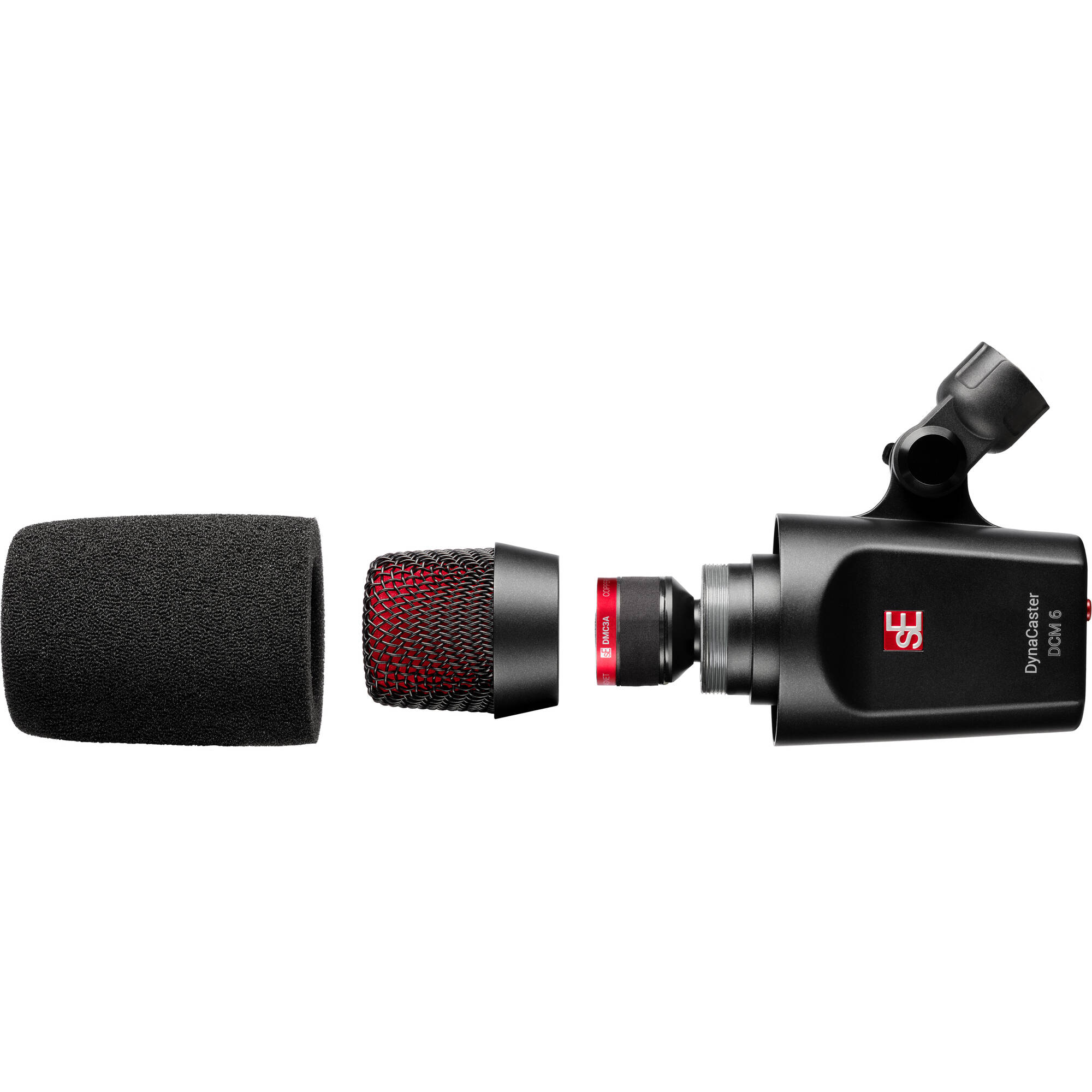 sE Electronics DynaCaster DCM6 Active Dynamic Broadcast Microphone with Mic Preamp