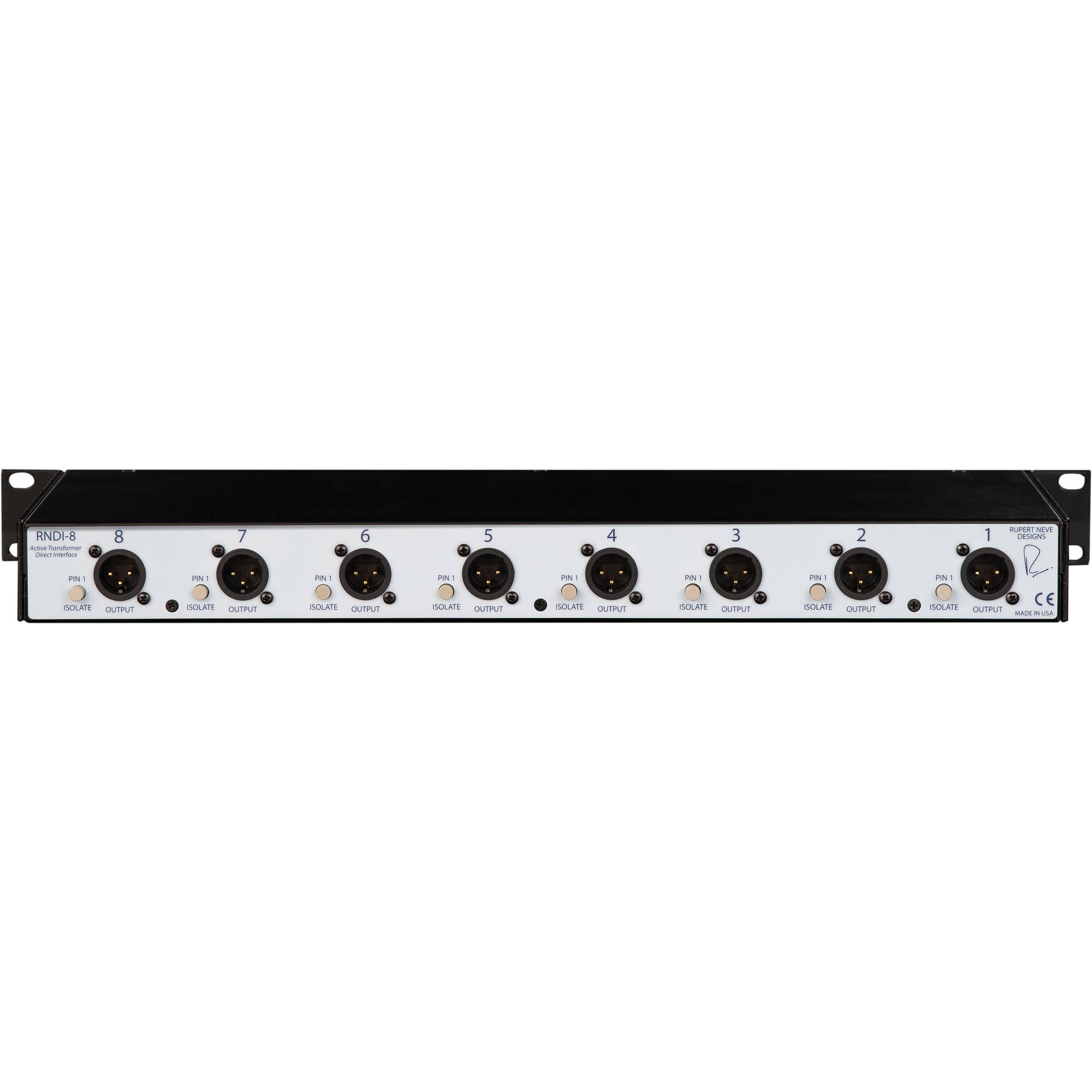 Rupert Neve Designs RNDI-8 8-Channel 1U Active Transformer Direct Interface