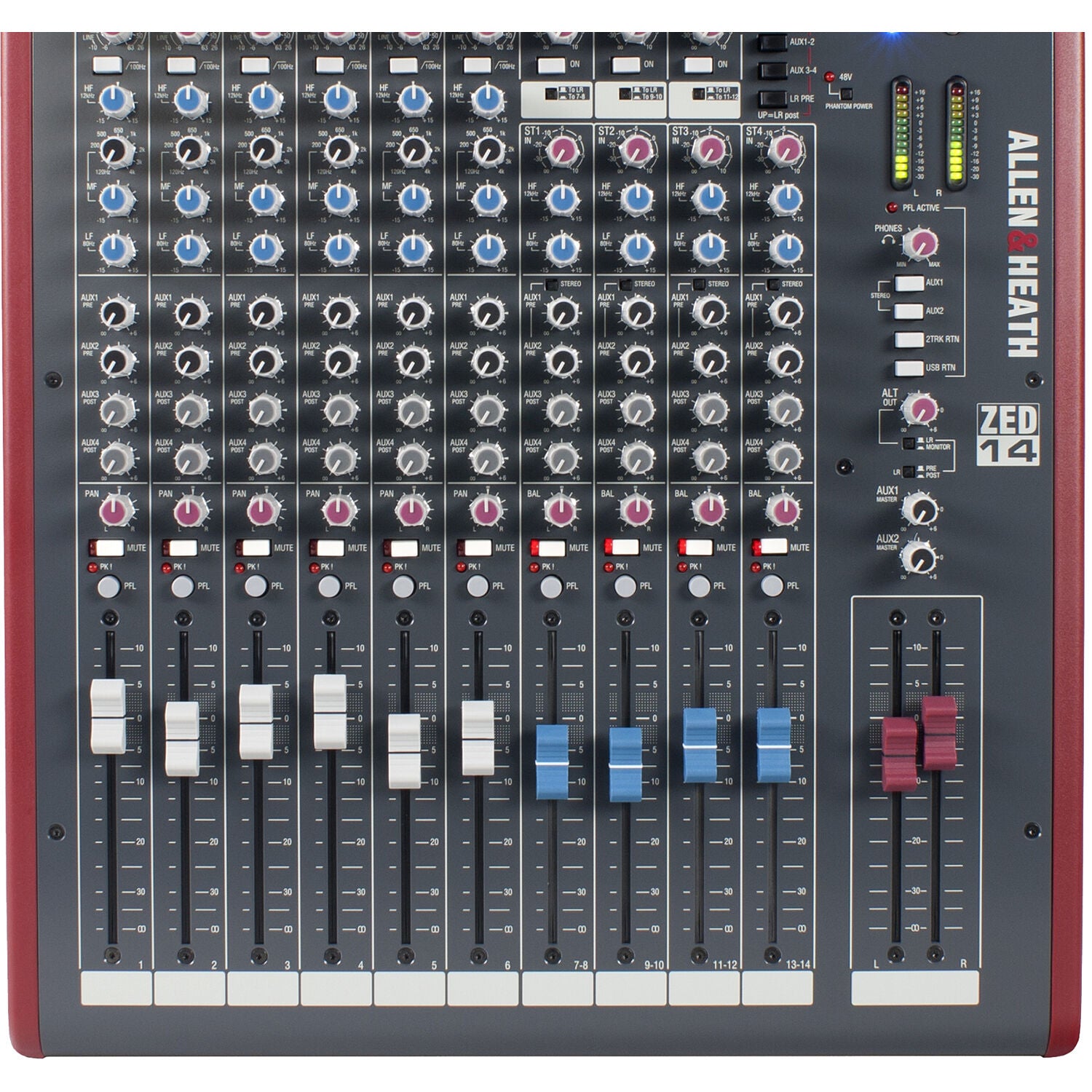 Allen & Heath ZED-14 14-Channel Live/Recording Mixer