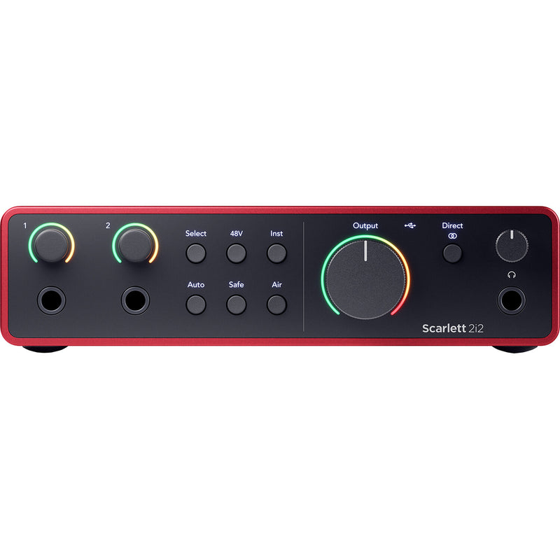 Focusrite Scarlett 2i2 Studio USB-C Audio Interface with Microphone and Headphones (4th Generation)