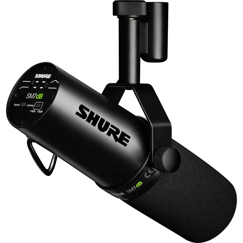 Shure SM7dB Vocal Microphone with Built-In Preamp and FREE 20' XLR Cable