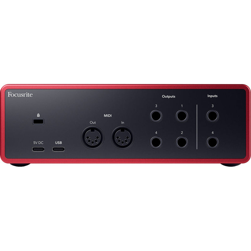 Focusrite Scarlett 4i4 Producer Starter Pack with Interface, Headphones, Mic & MIDI Controller