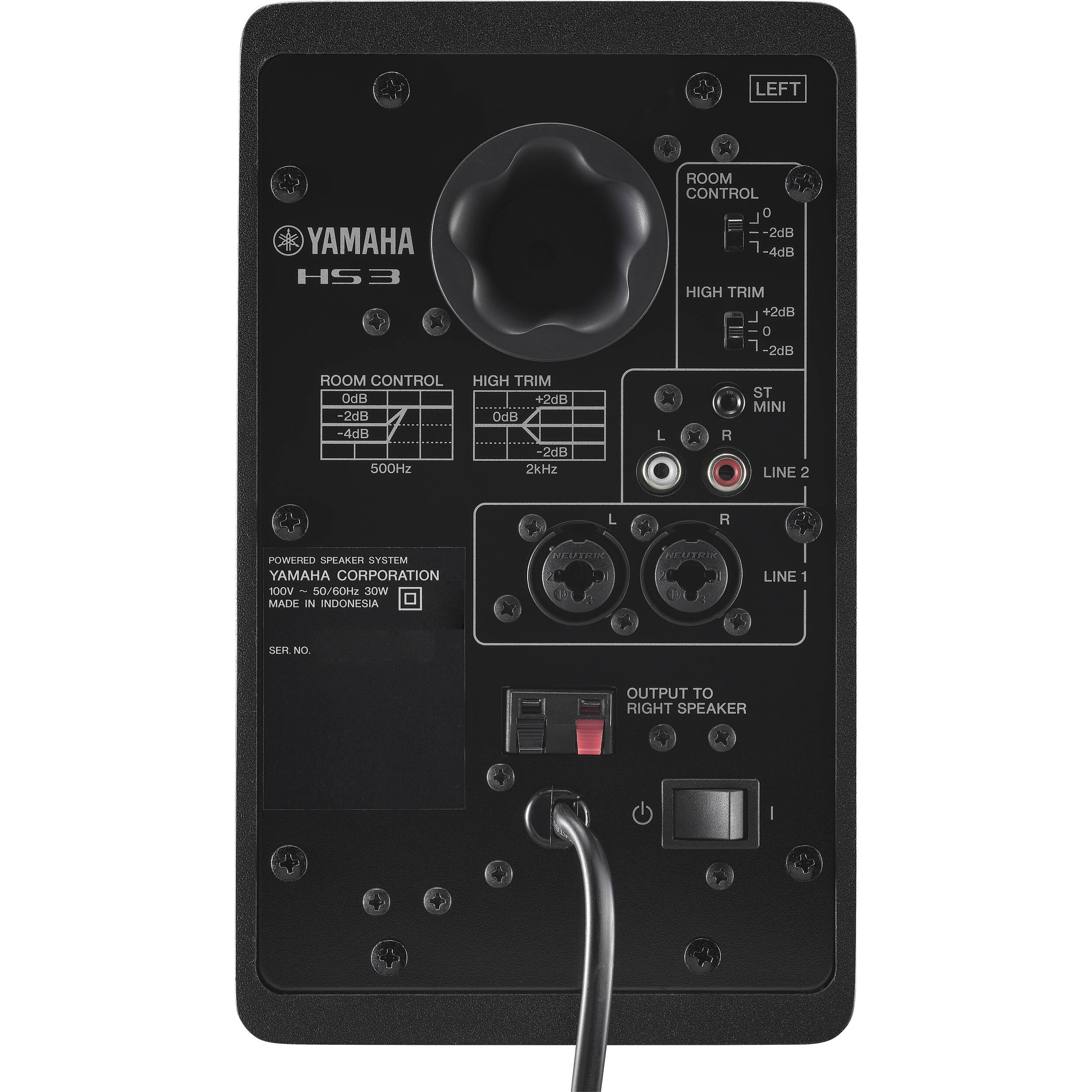 Yamaha HS3 Active 3.5" 2-Way Studio Monitors (Pair, Black)