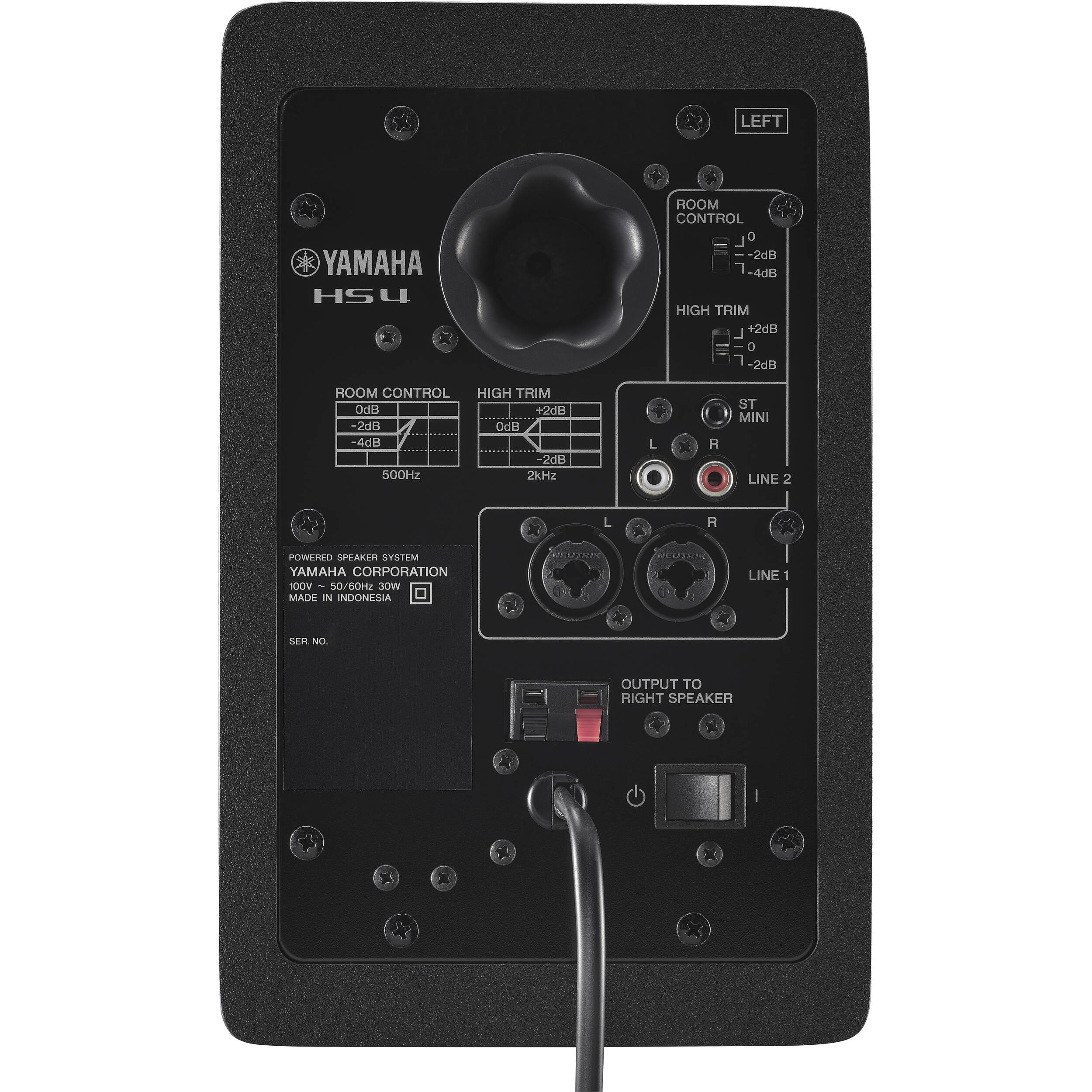 Yamaha HS4 Active 4.5" 2-Way Studio Monitors (Pair, Black)