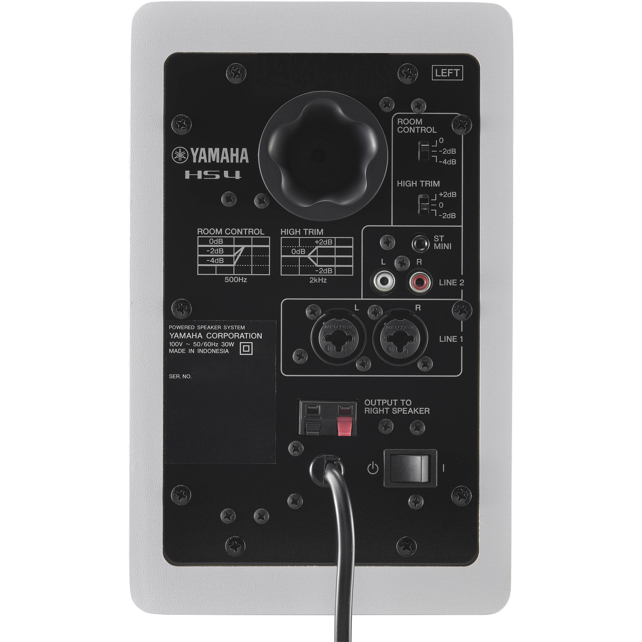 Yamaha HS4 Active 4.5" 2-Way Studio Monitors (Pair, White)