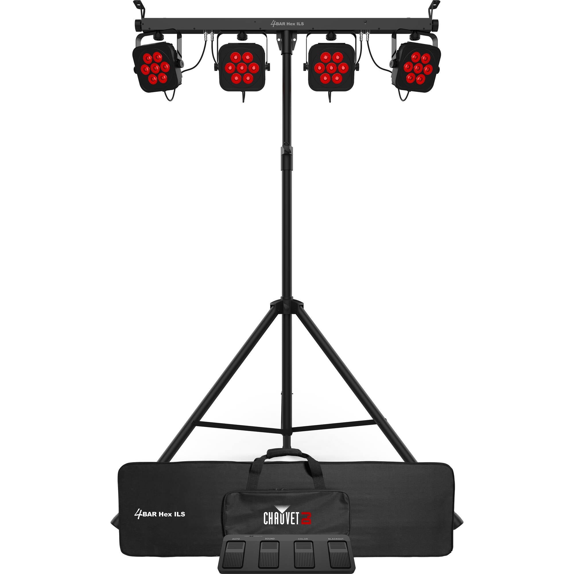 Chauvet DJ 4BAR Hex ILS All-in-One RGBAW+UV 4-Par Wash Light System