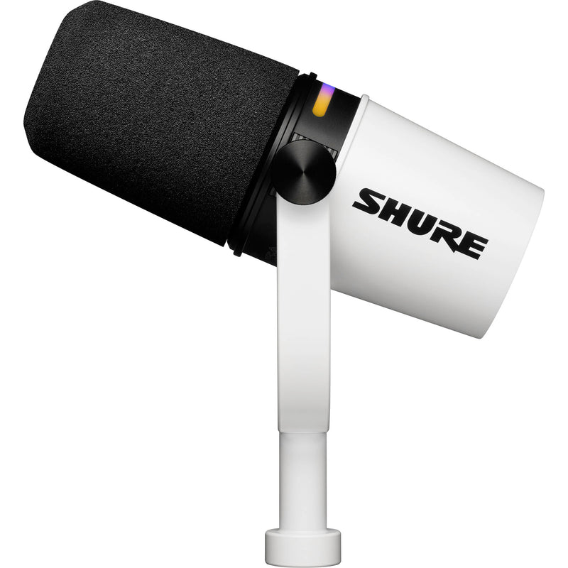 Shure MV7+ Podcast XLR/USB Microphone (White)