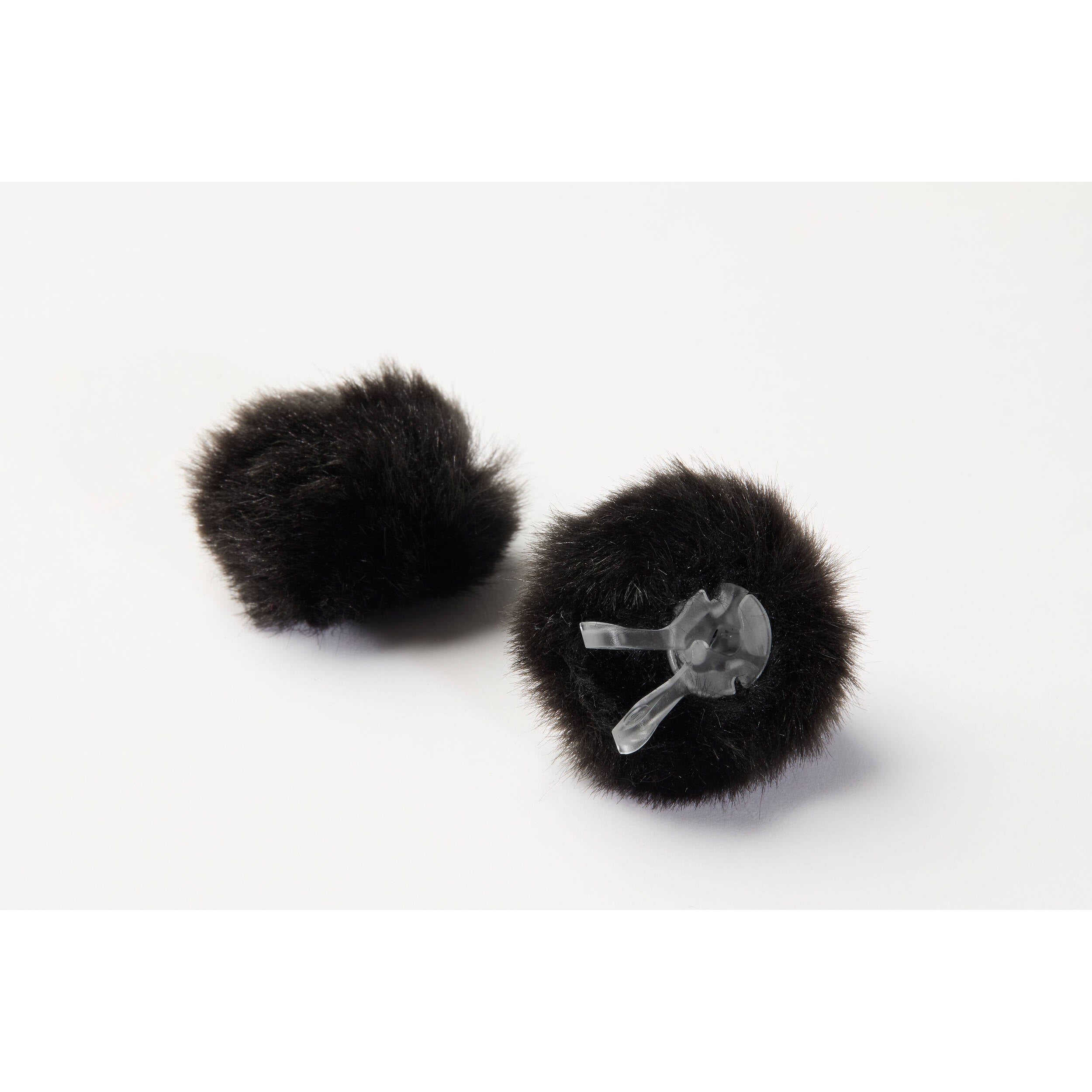 DPA AIR1 Pair of Universal Miniature Fur Windscreens (Large, Black)