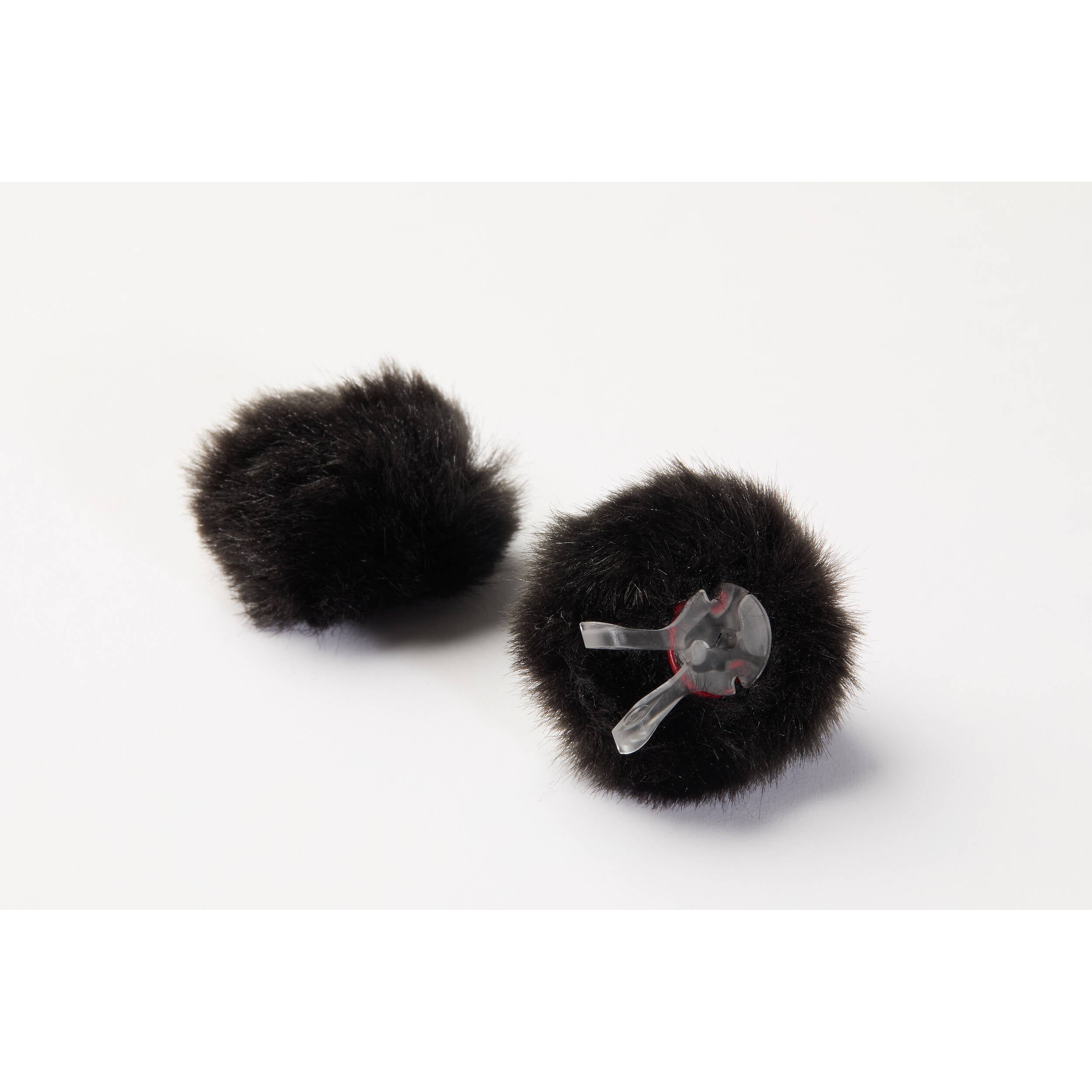 DPA AIR1 Pair of Universal Miniature Fur Windscreens (Small, Black)