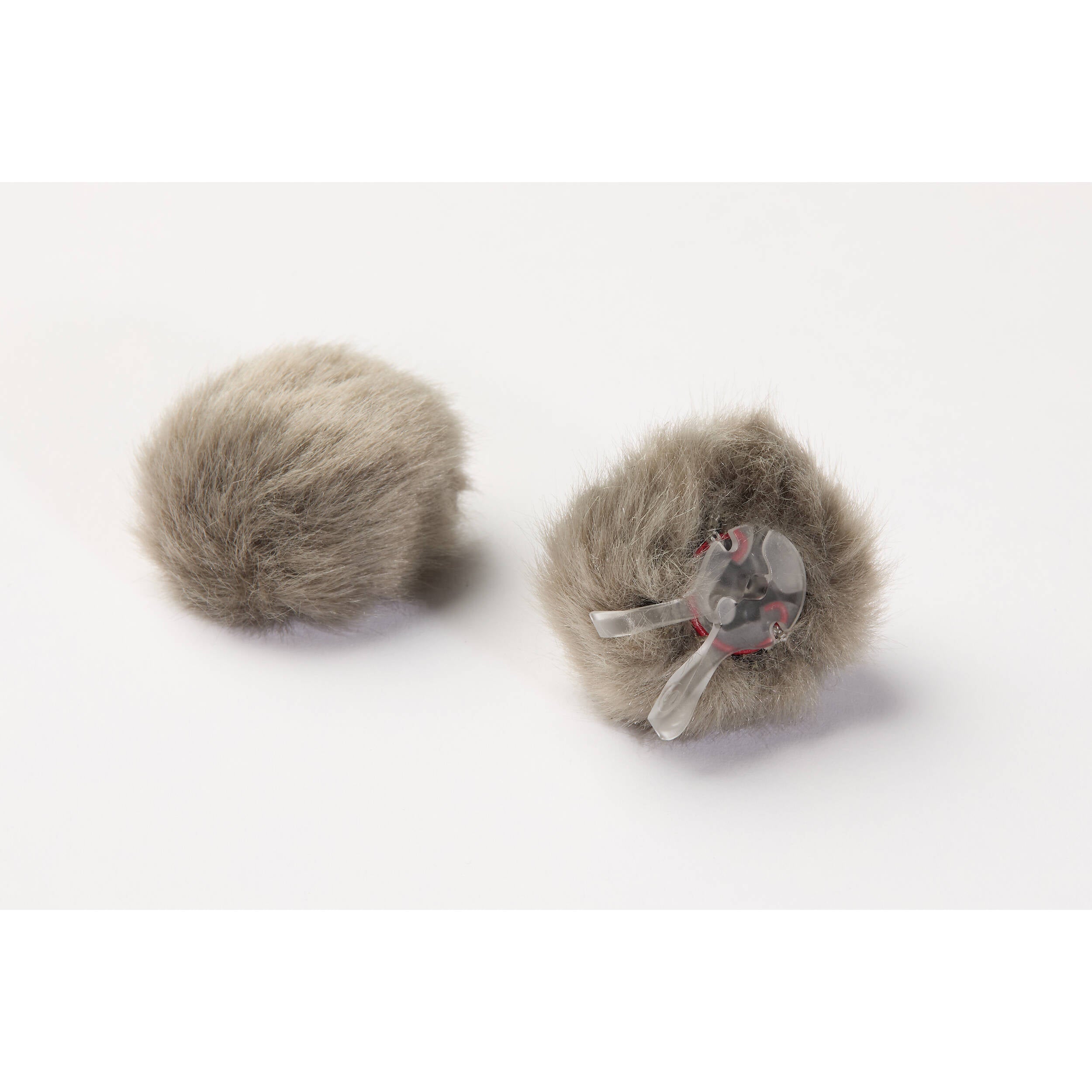 DPA AIR1 Pair of Universal Miniature Fur Windscreens (Small, Grey)
