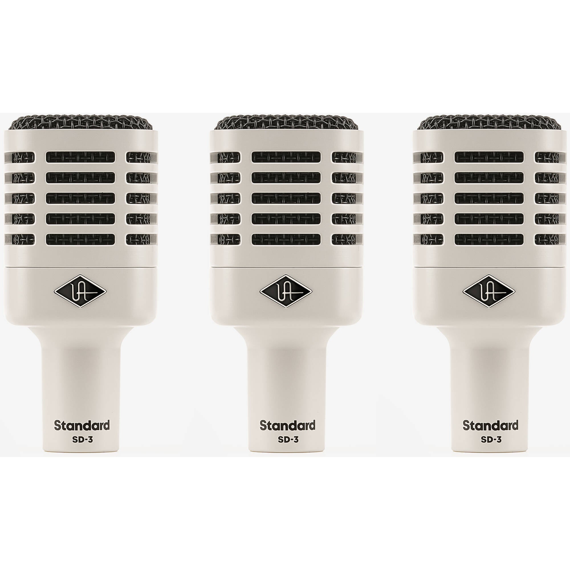 Universal Audio SD-3 Cardioid Dynamic Microphone with Hemisphere Modeling (3 Pack)