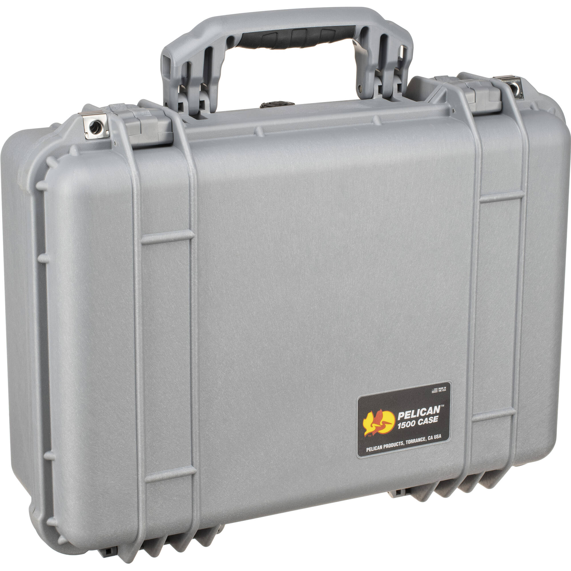 Pelican 1500NF Protector Case without Foam (Silver)