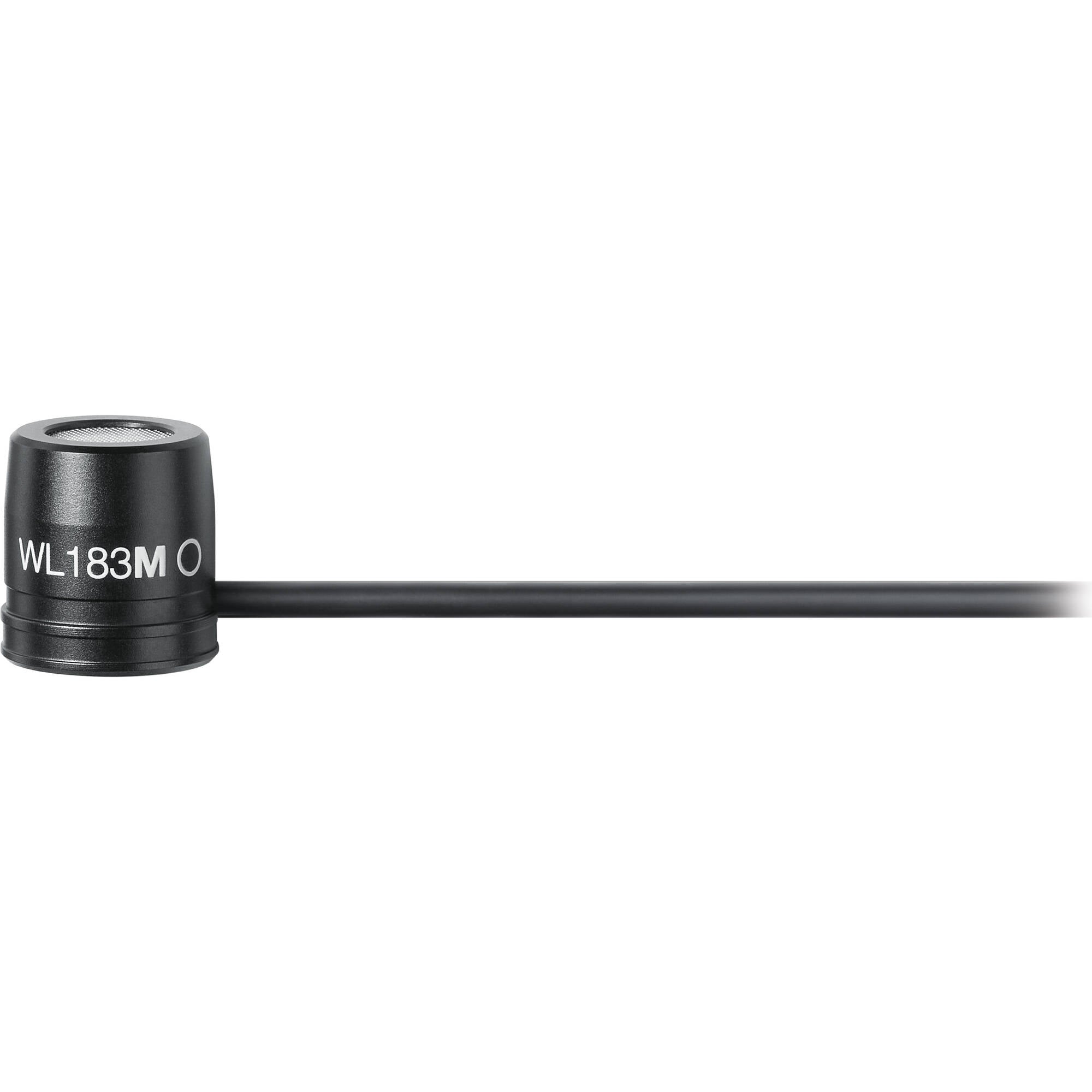 Shure WL183m Low-Profile Omnidirectional Lavalier Microphone with TA4F Connector (Black)