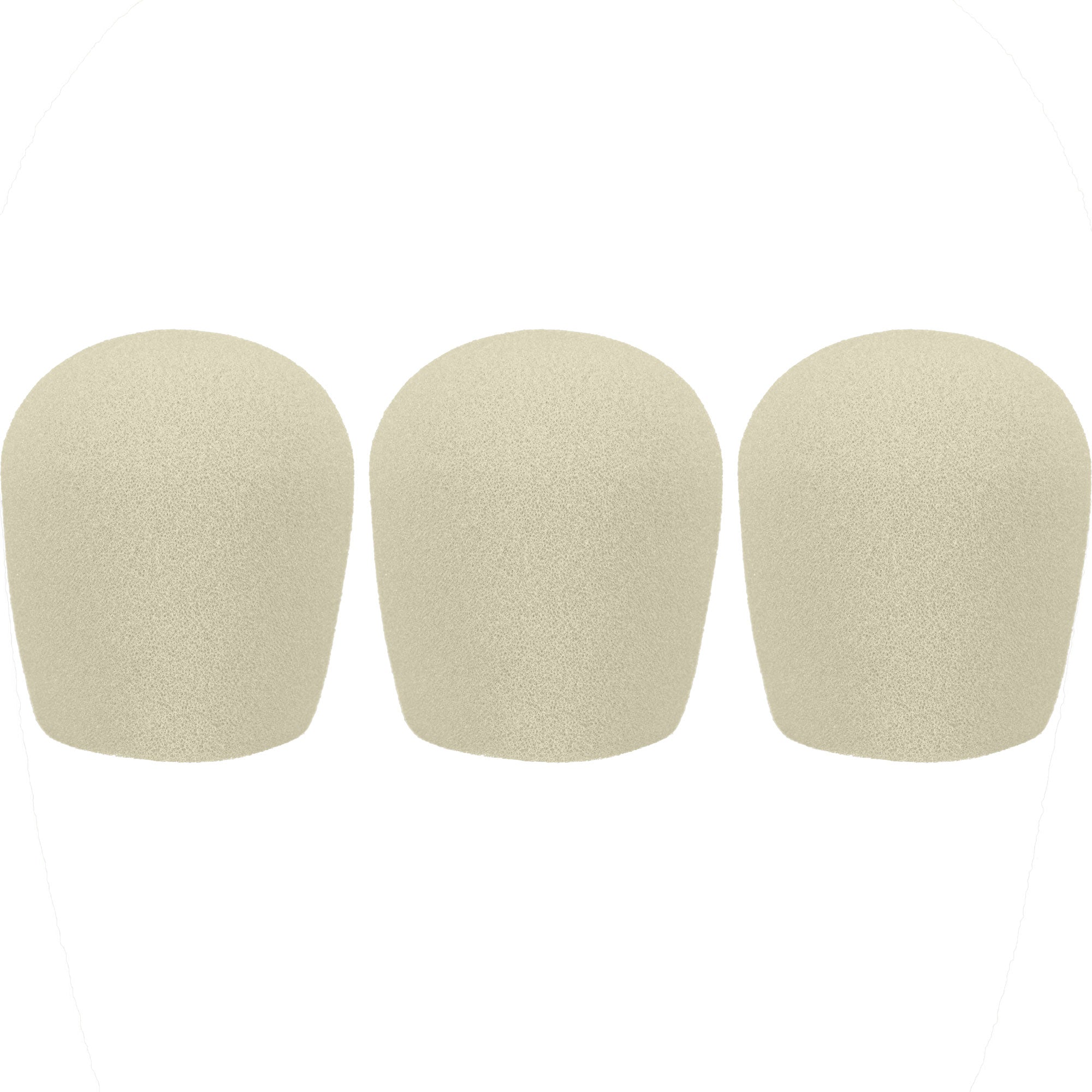 WindTech 900 Series Windscreens with 1-5/8" Inside Diameter (Off White, 3 Pack)