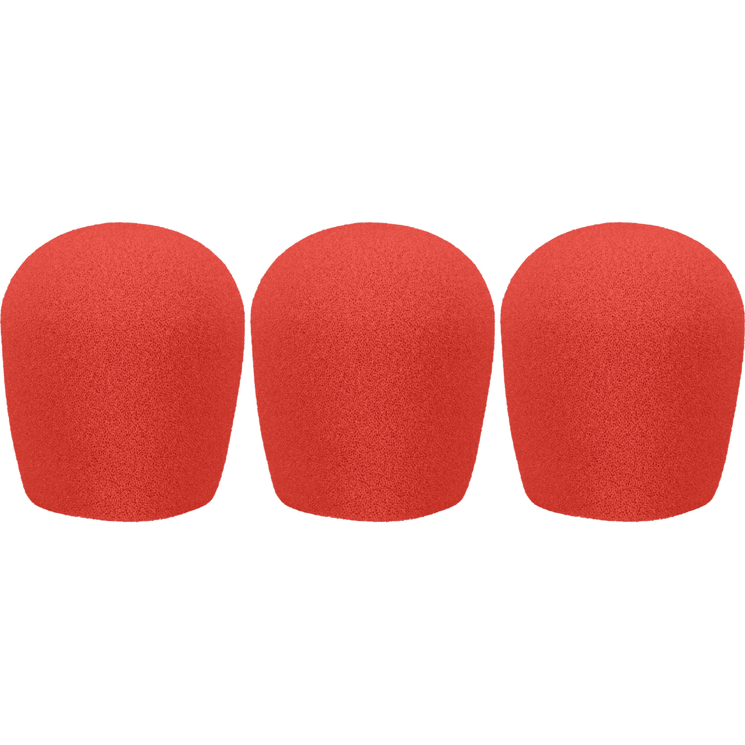 WindTech 900 Series Windscreens with 1-5/8" Inside Diameter (Red, 3 Pack)