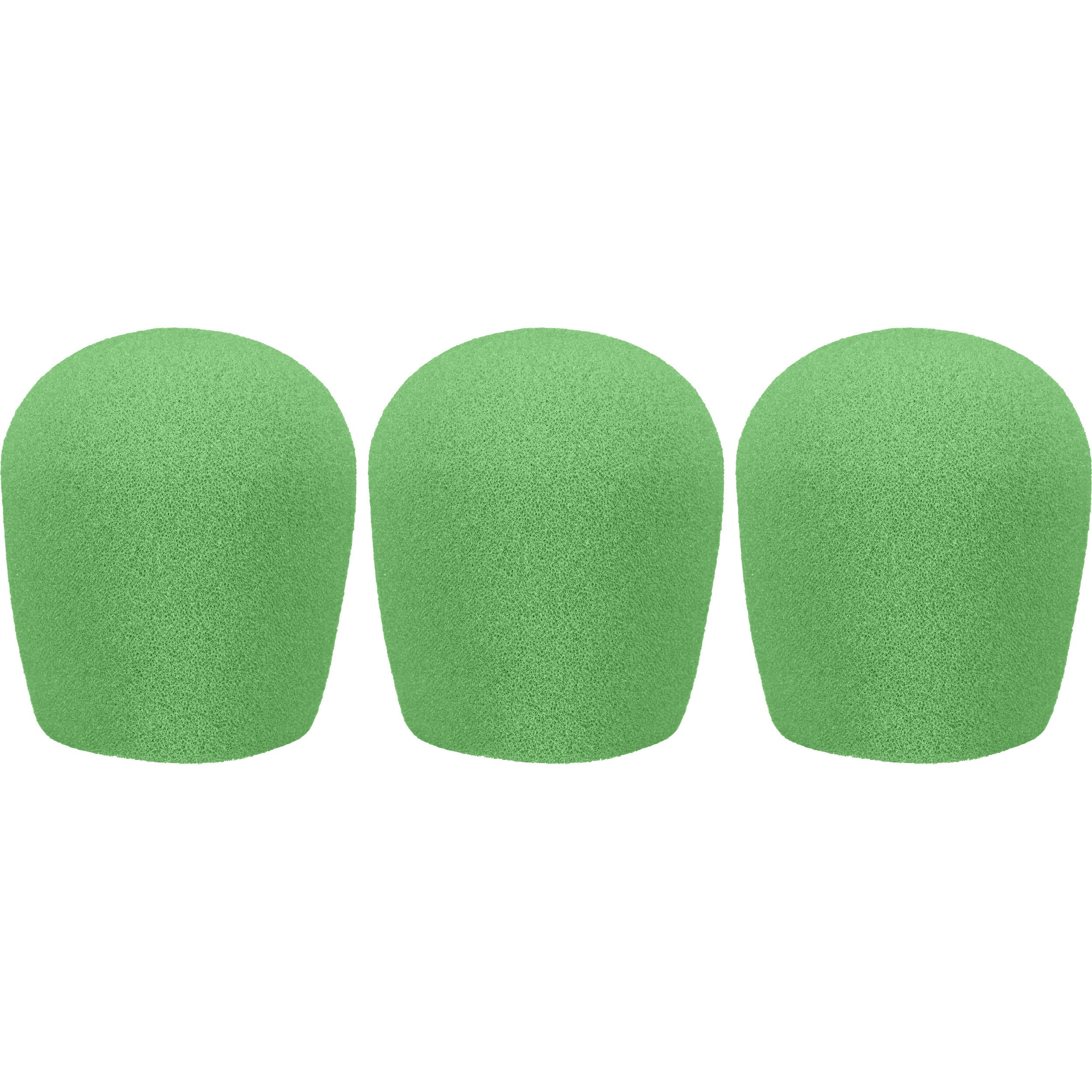 WindTech 900 Series Windscreens with 1-5/8" Inside Diameter (Green, 3 Pack)