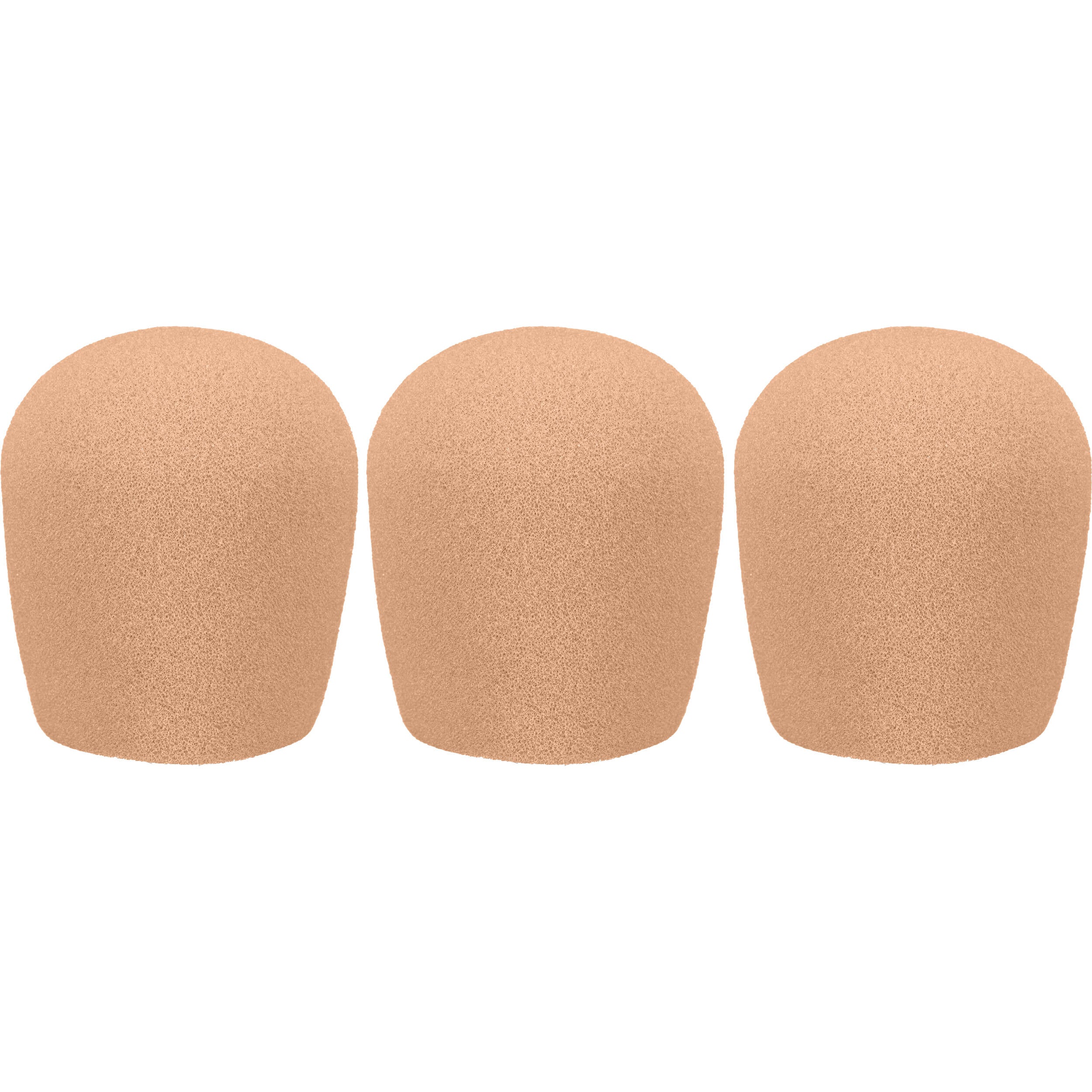 WindTech 900 Series Windscreens with 1-5/8" Inside Diameter (Tan, 3 Pack)