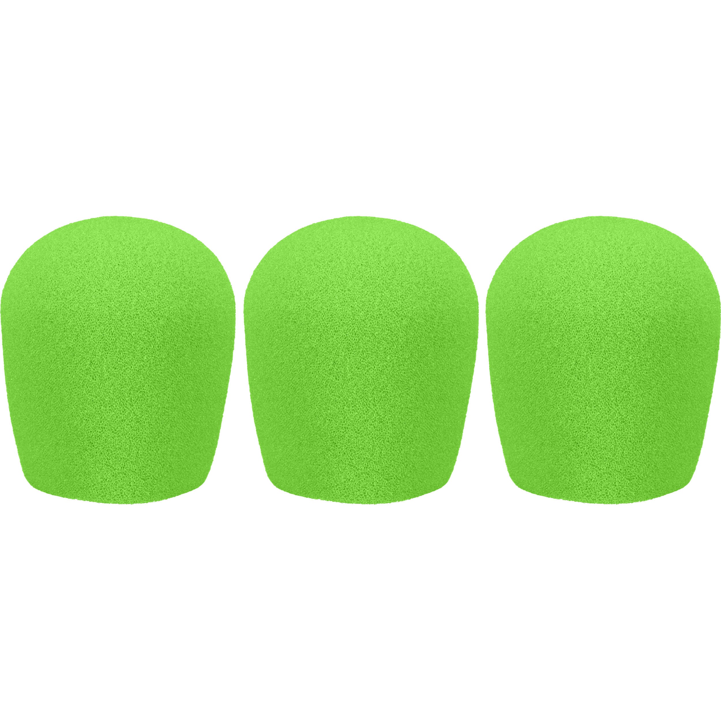 WindTech 900 Series Windscreens with 1-5/8" Inside Diameter (Neon Green, 3 Pack)