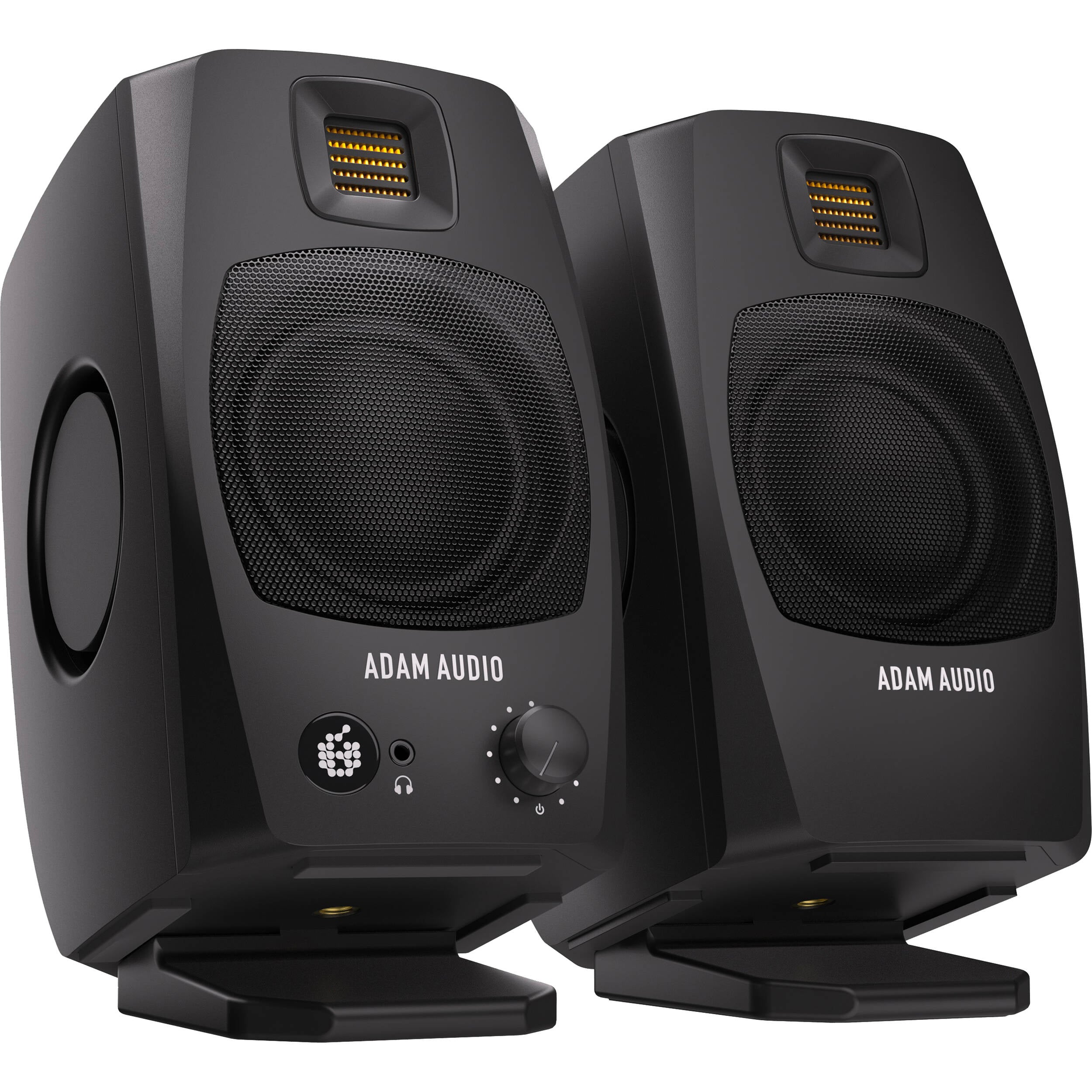 Adam Audio D3V Active Desktop Studio Monitor Pair (Black)