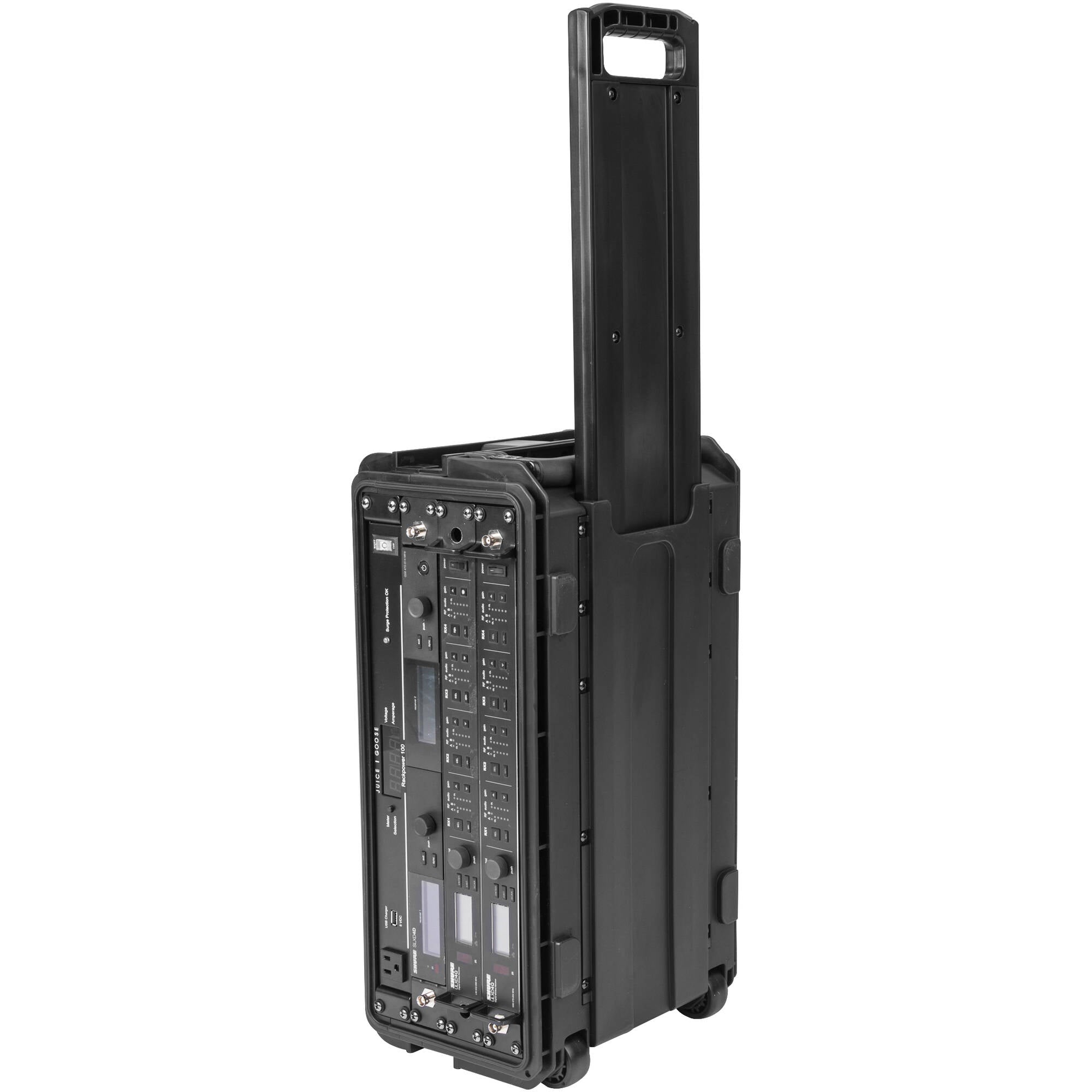 SKB 3i-4U11-W Injection Molded 11" Deep Rack with Wheels (4U, Black)