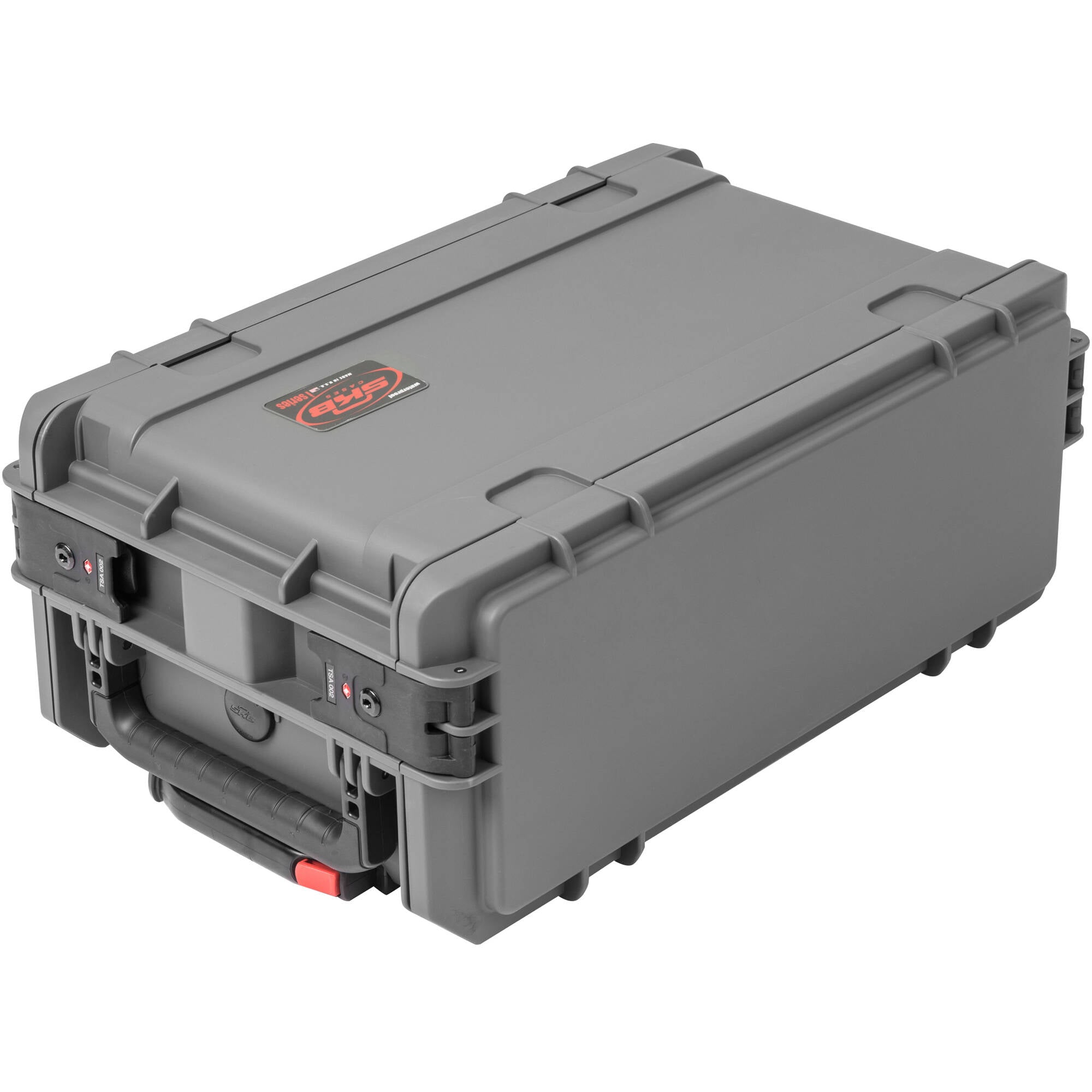 SKB 3i-4U11G-W Injection Molded 11" Deep Rack with Wheels (4U, Dark Grey)