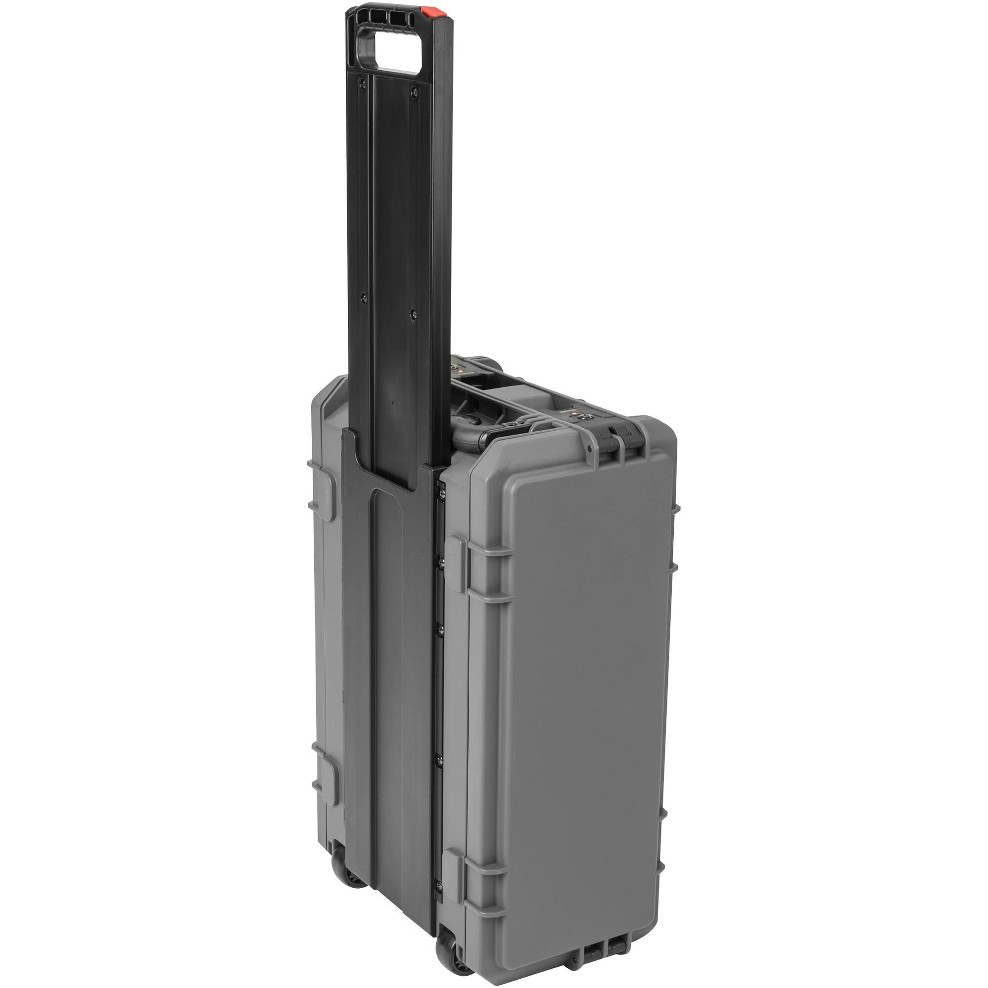 SKB 3i-4U11G-W Injection Molded 11" Deep Rack with Wheels (4U, Dark Grey)